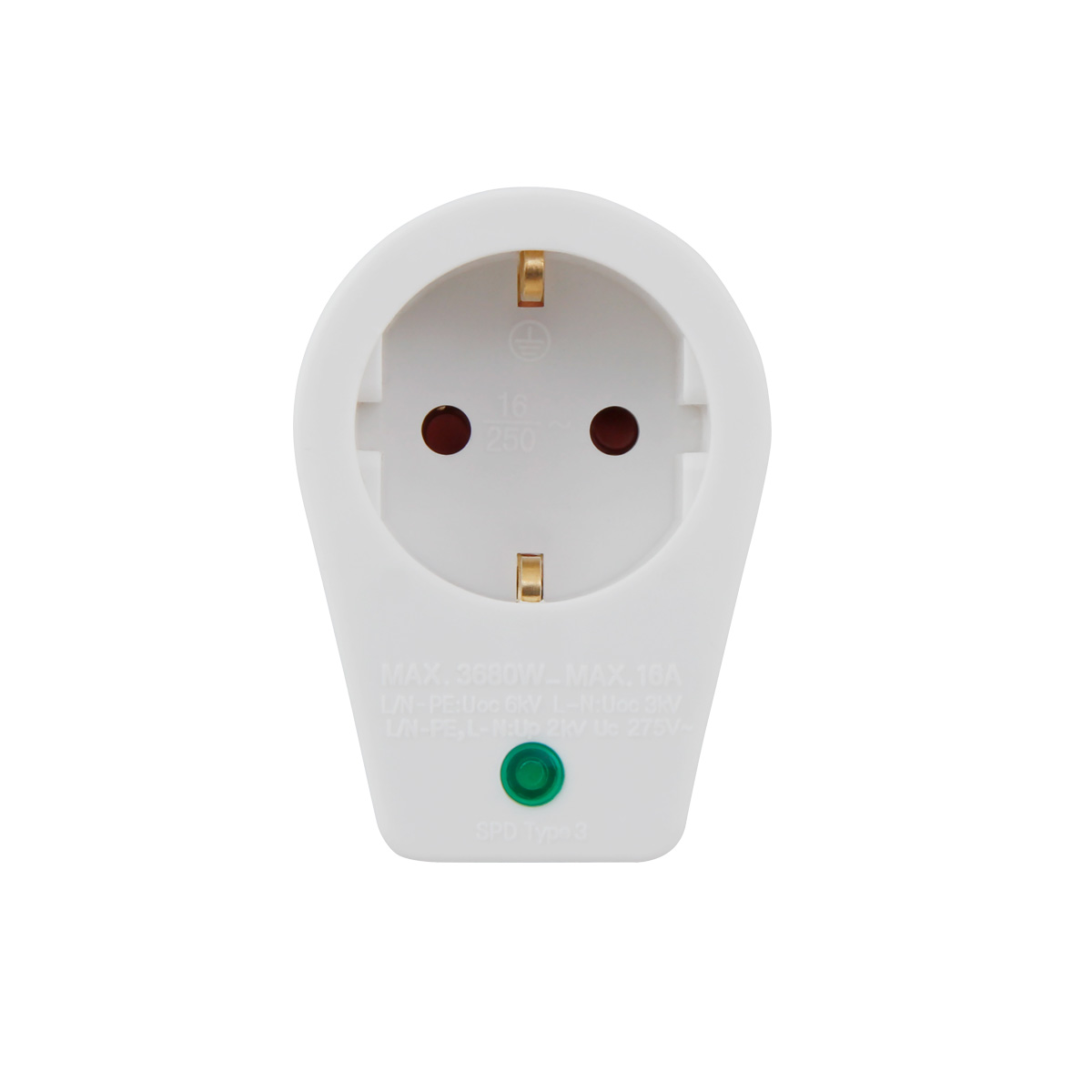 Steckdosenadapter mit Überspannungsschutz 239V/3500W