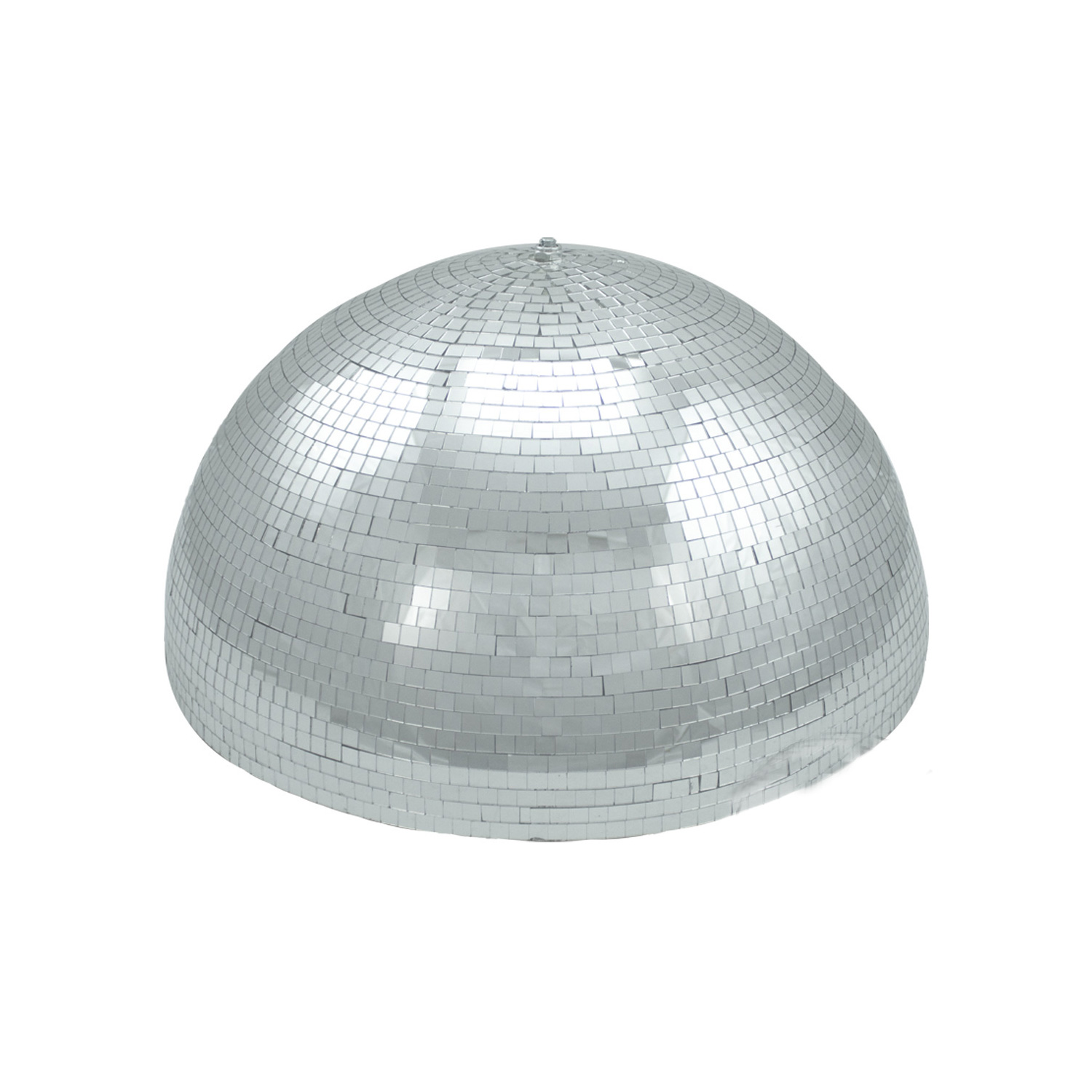 Spiegelkugel halb Halbkugel 50cm silber chrom- Diskokugel (Discokugel) Party Lichteffekt - Echtglas - mirrorball half safety silver chrome color