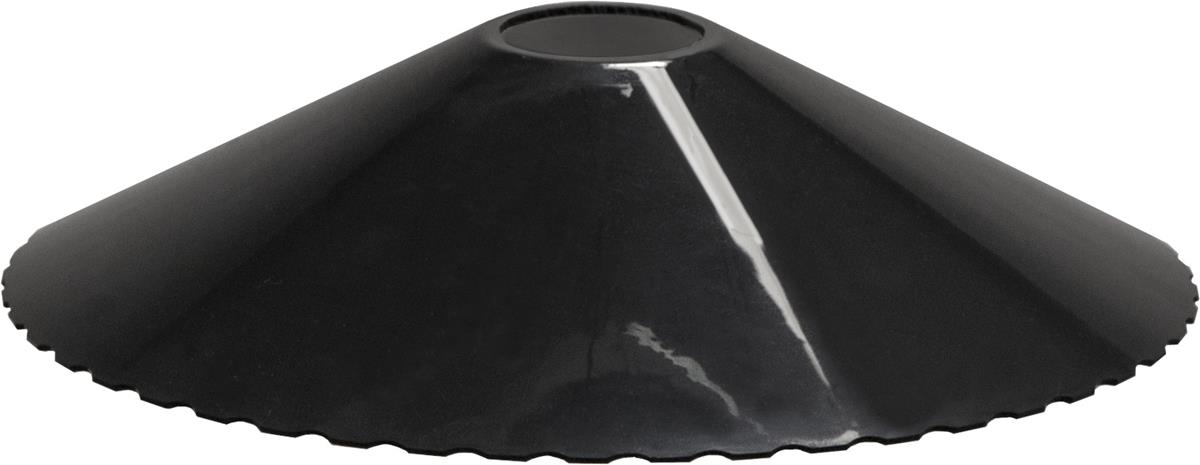 System CONNECTA BLACK - 5er Pack schwarzer Lampenschirm - D: 20,5cm - H: 4,5cm - outdoor