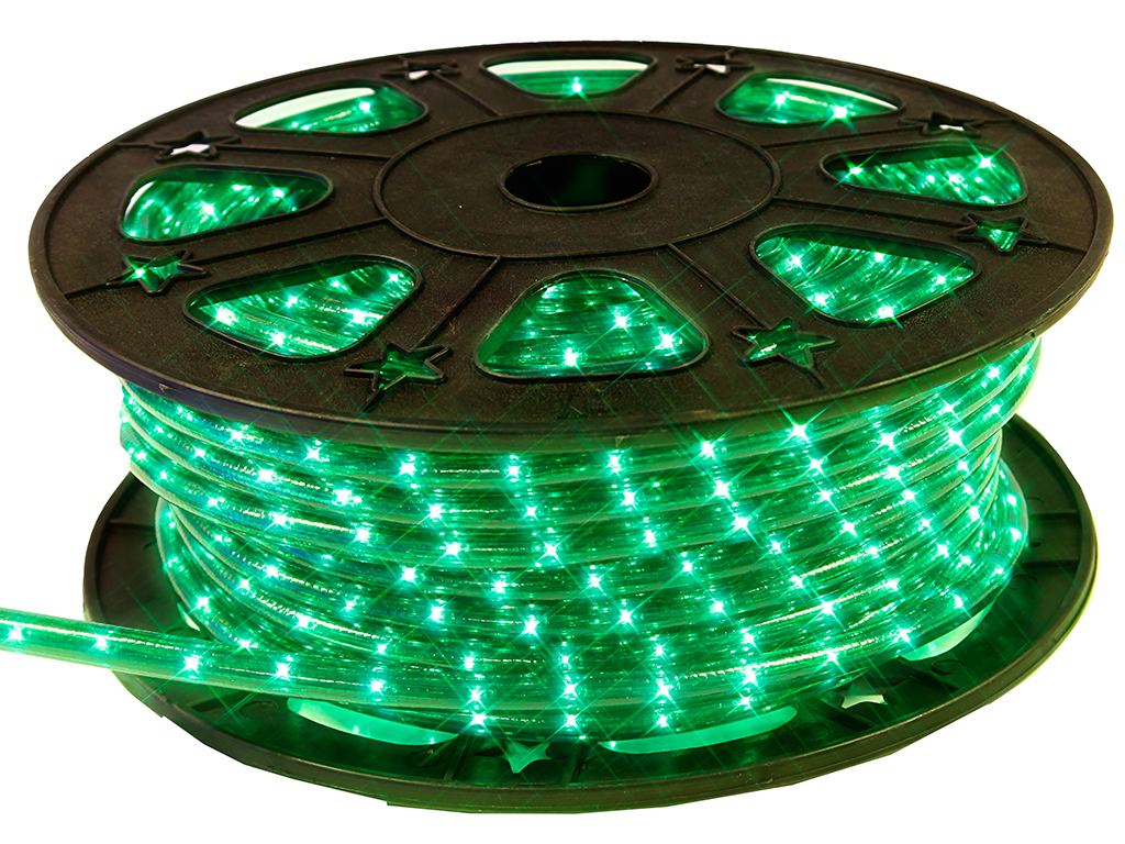 Lichtschlauch ROPELIGHT MICRO | Outdoor | 1620 Lampen | 45,00m | Kürzbar - grün