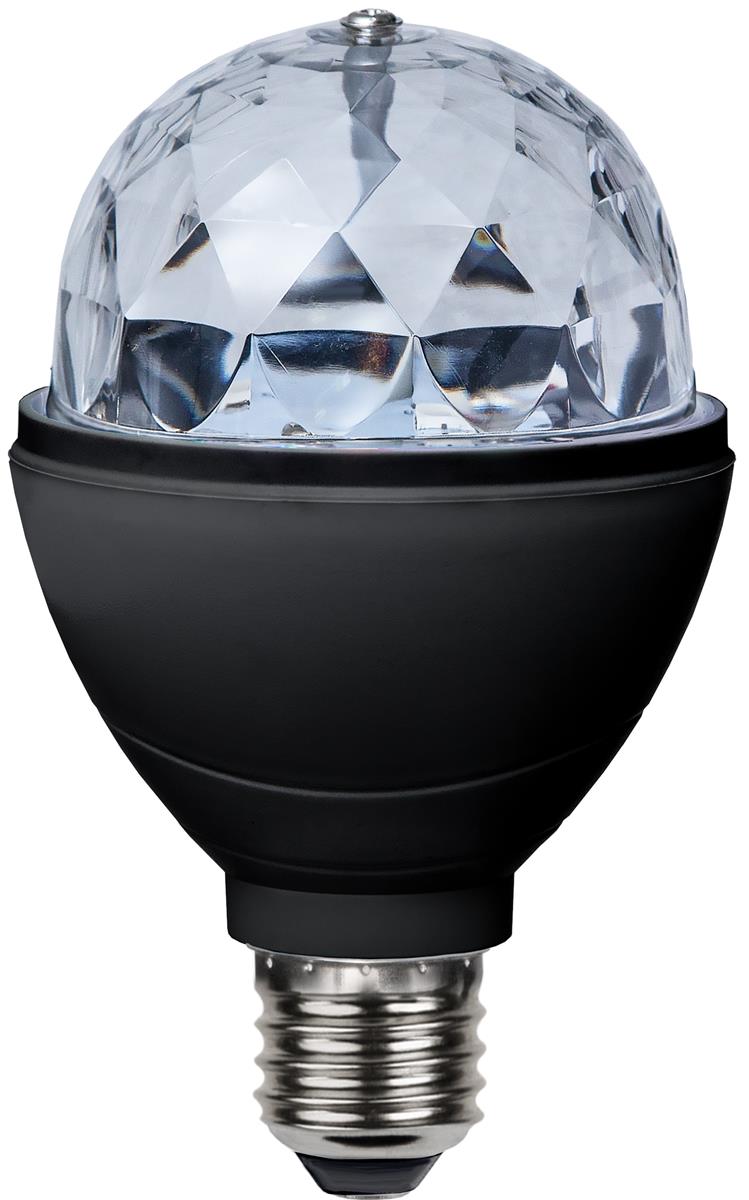 PARTY LAMP - E27 Fassung - einfacher, raumfüllender LED Partyeffekt - RGB Farben
