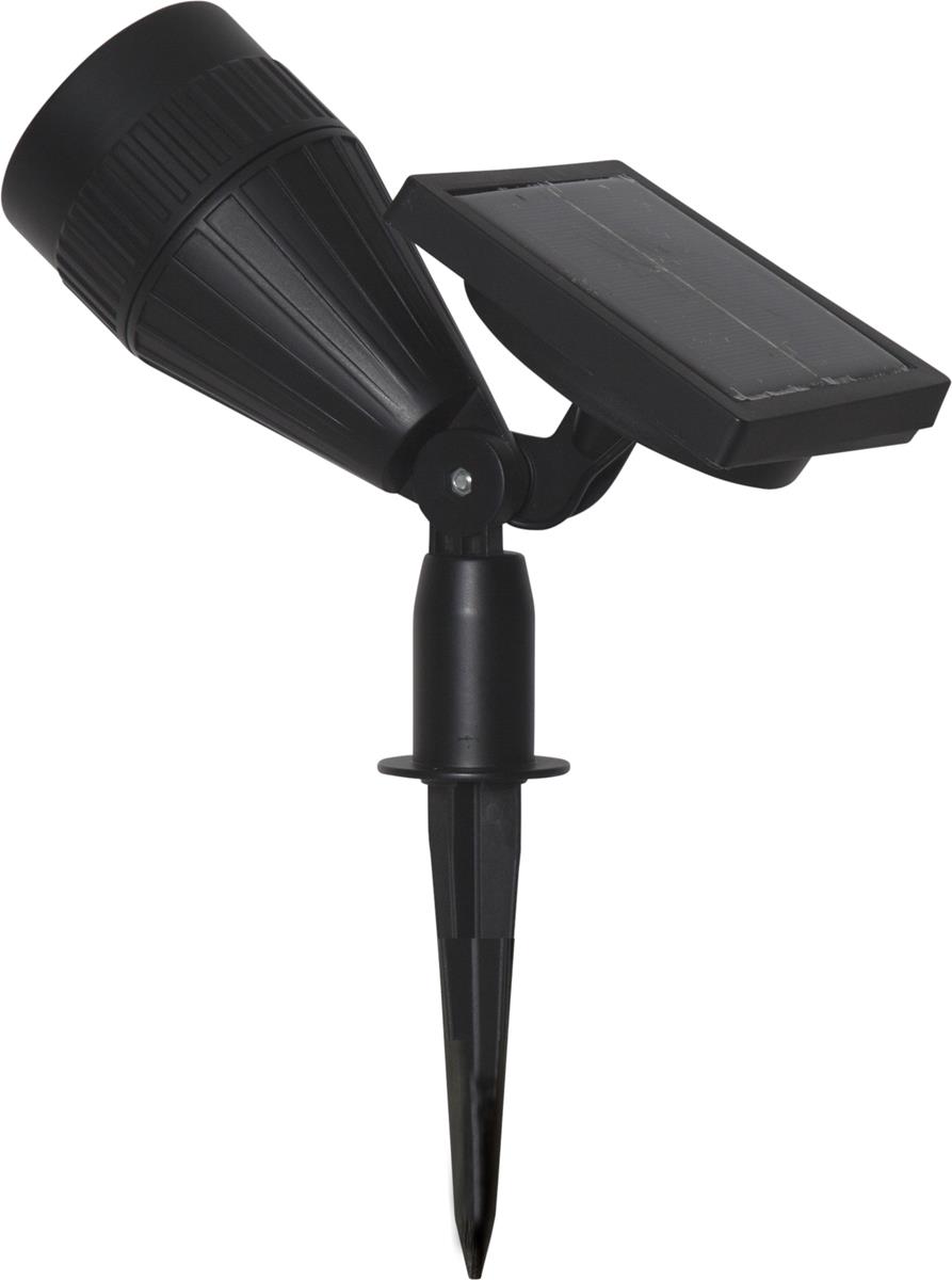 LED Solar Gartenspot - warmweiss - Gartenspieß - Solarpanel - Dämmerungssensor - H: 15cm - 60lm