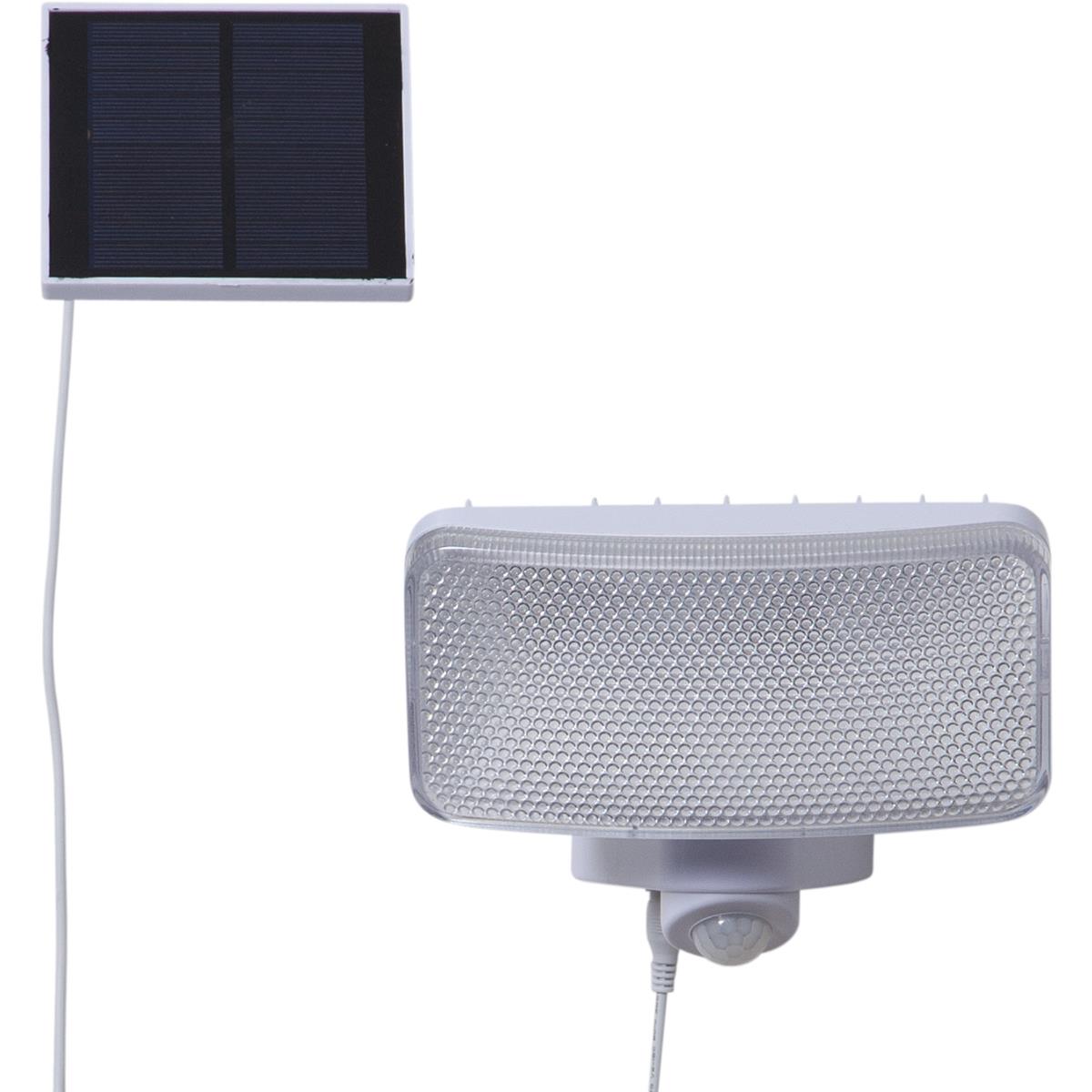 LED Solar Strahler "Powerspot" - warmweiß - 350lm - mit Bewegungsmelder und Lichtsensor - H: 16cm
