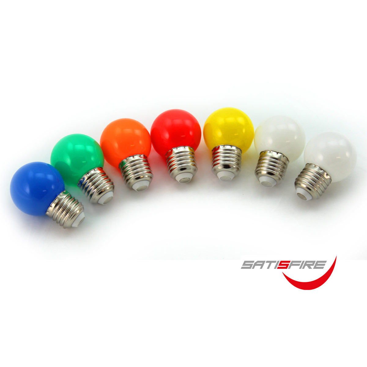 LED Leuchtmittel G45 - rot - E27 - 1W | SATISFIRE LED Leuchtmittel G45 - rot - E27 - 1W | SATISFIRE