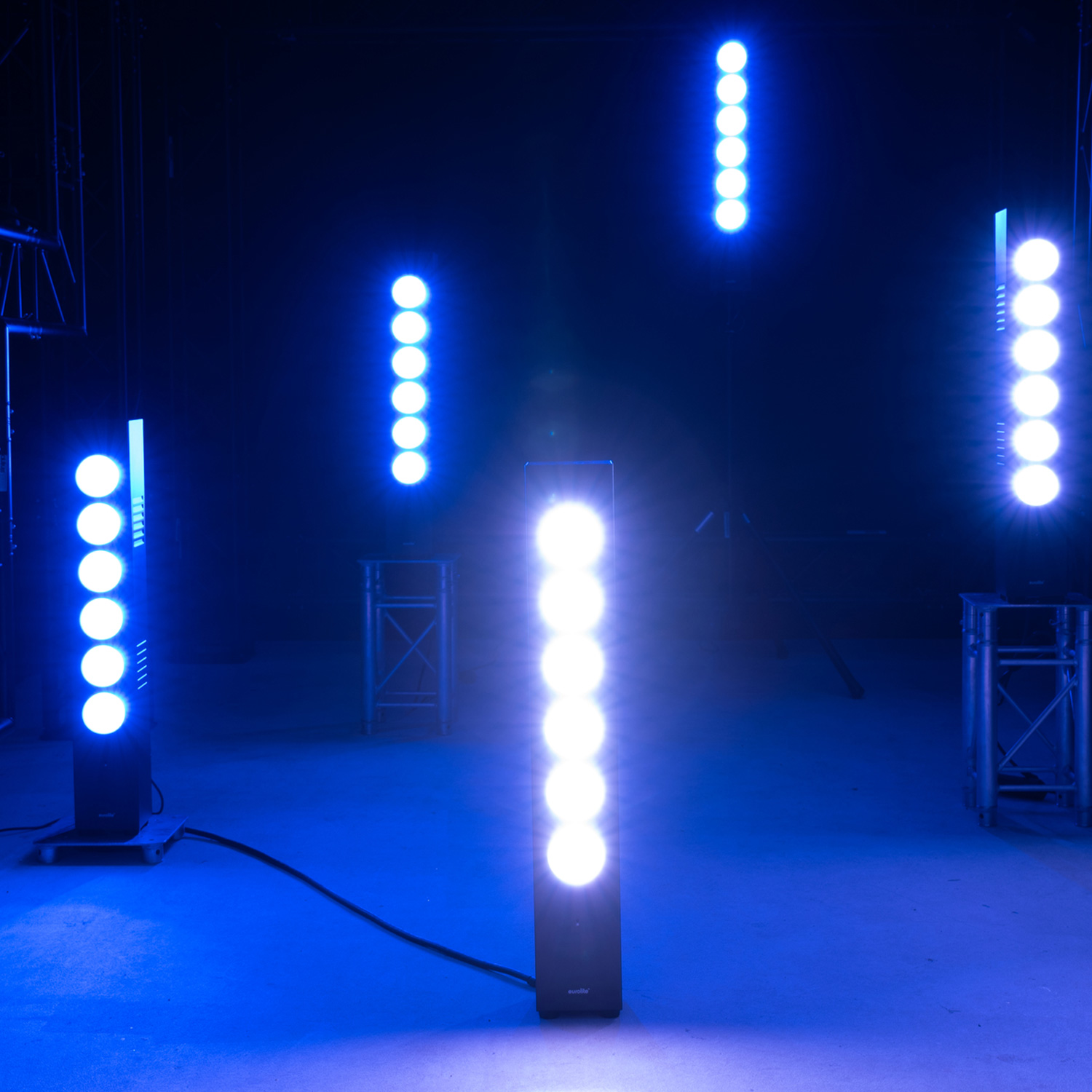 LED Lichtsäule Lichtorgel - high Power 6x 30W COB - DMX - inkl. Fernbedienung - Partyraumbeleuchtung LED Lichtsäule Lichtorgel - high Power 6x 30W COB - DMX - inkl. Fernbedienung - Partyraumbeleuchtung