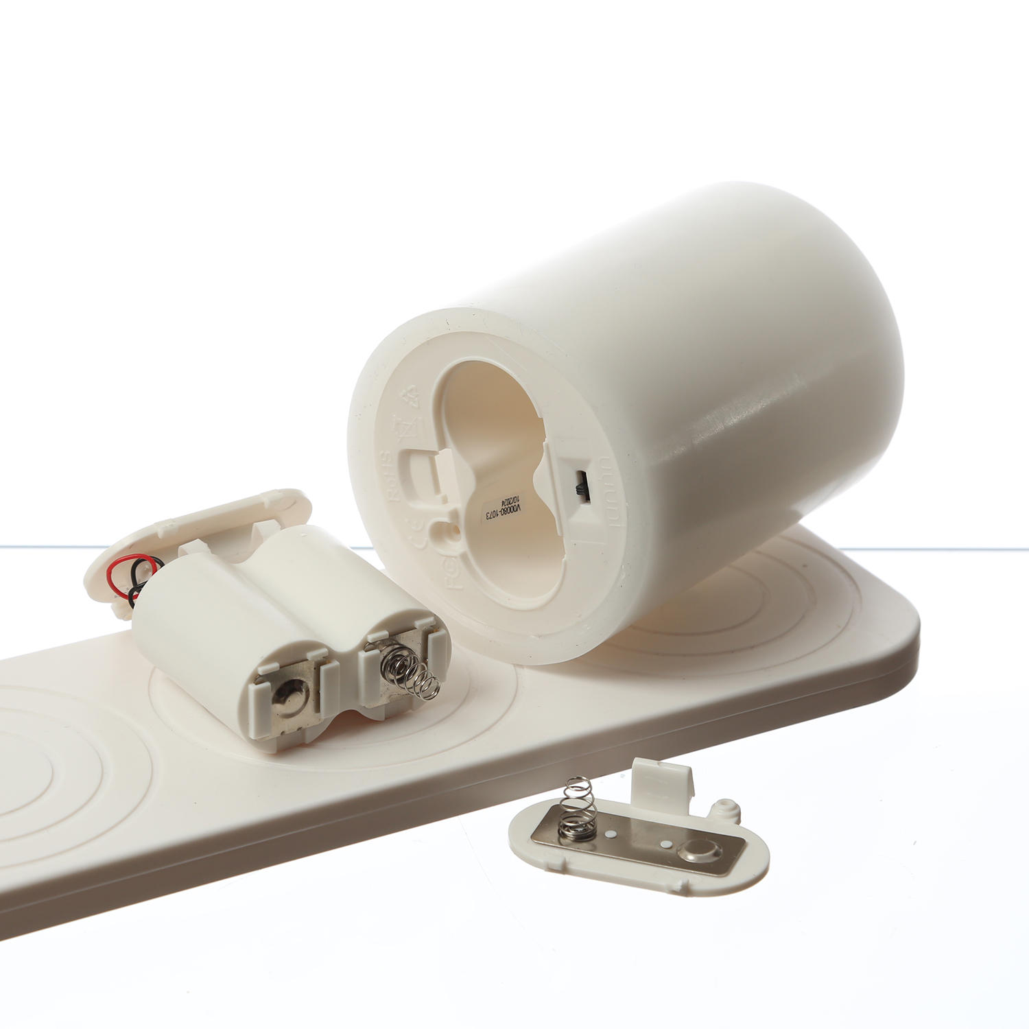 Uyuni Wiederaufladbarer Akku für Echtwachs Stumpenkerzen Marke Piffany - Ersatz für C Batterien