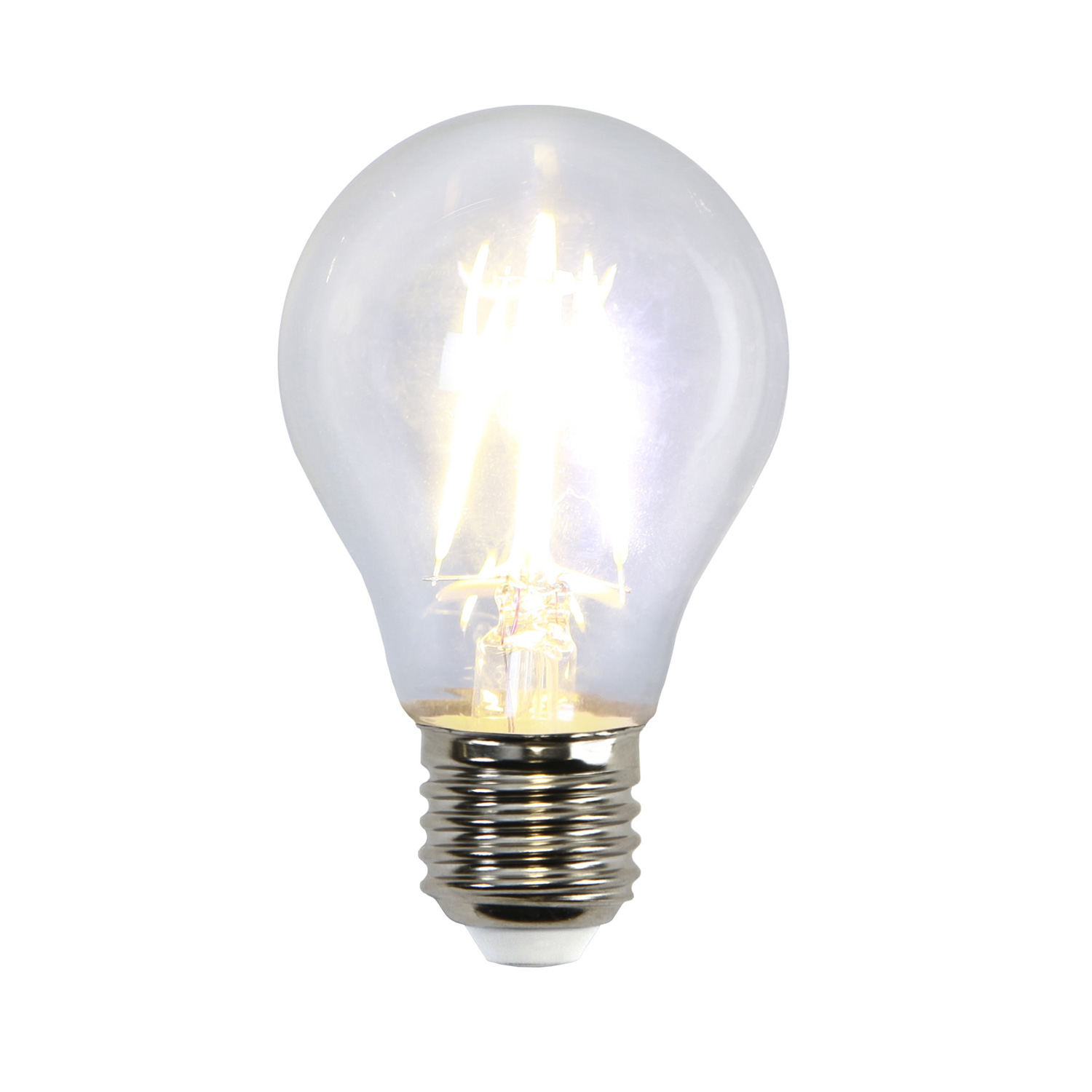 LED Tropfenlampe FILA A60 dimmbar - E27 - 4W - warmweiss 2700K - 400lm - klar