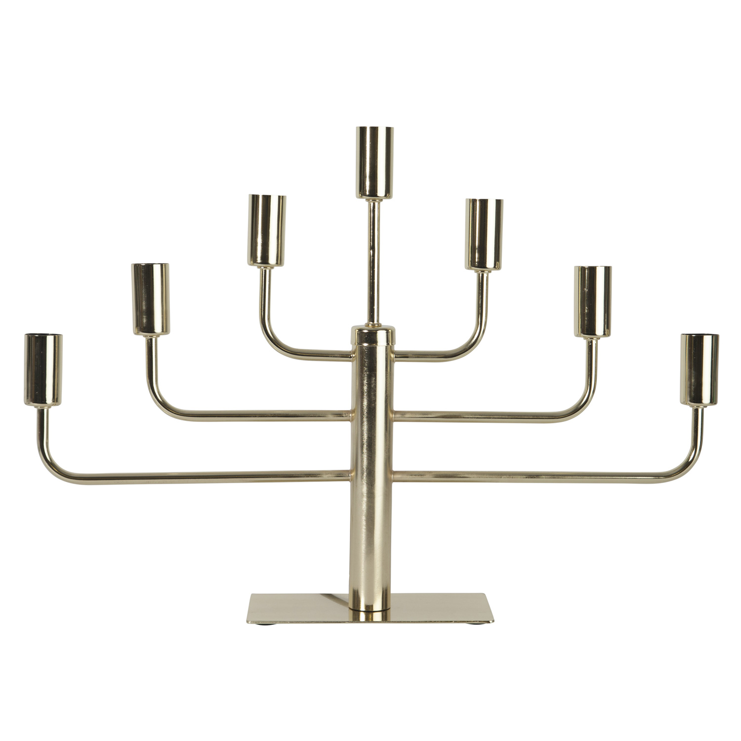 Kerzenleuchter Pix - Tischleuchte - 7-armig - E14 Fassung - H: 40cm, L: 57cm - gold