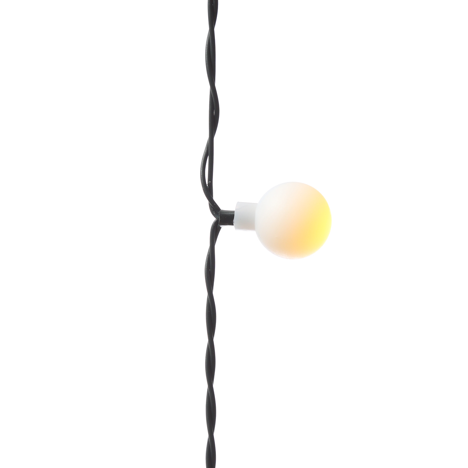 LED Solar Lichterkette BERRY - 30 warmweiße LED - L: 4,5m - Dämmerungssensor - für Außen