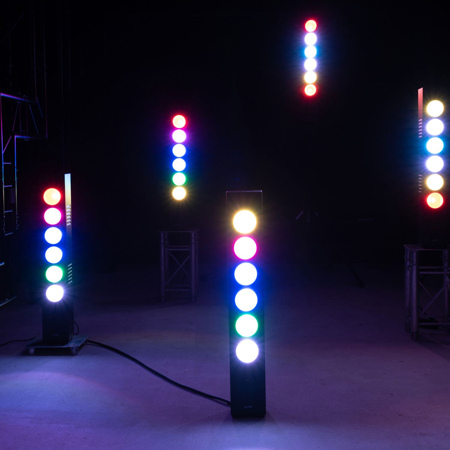 LED Lichtsäule Lichtorgel - high Power 6x 30W COB - DMX - inkl. Fernbedienung - Partyraumbeleuchtung LED Lichtsäule Lichtorgel - high Power 6x 30W COB - DMX - inkl. Fernbedienung - Partyraumbeleuchtung
