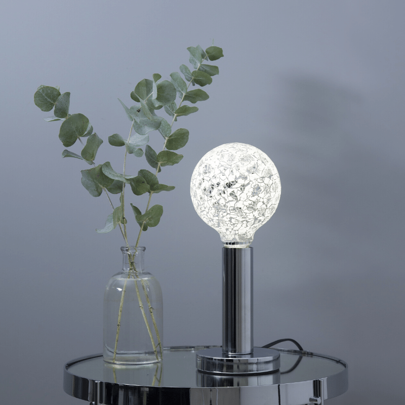 LED Leuchtmittel DEKOLED G130 MOSAIK SILVER -  E27 - 4W - NW 4000K - 160lm