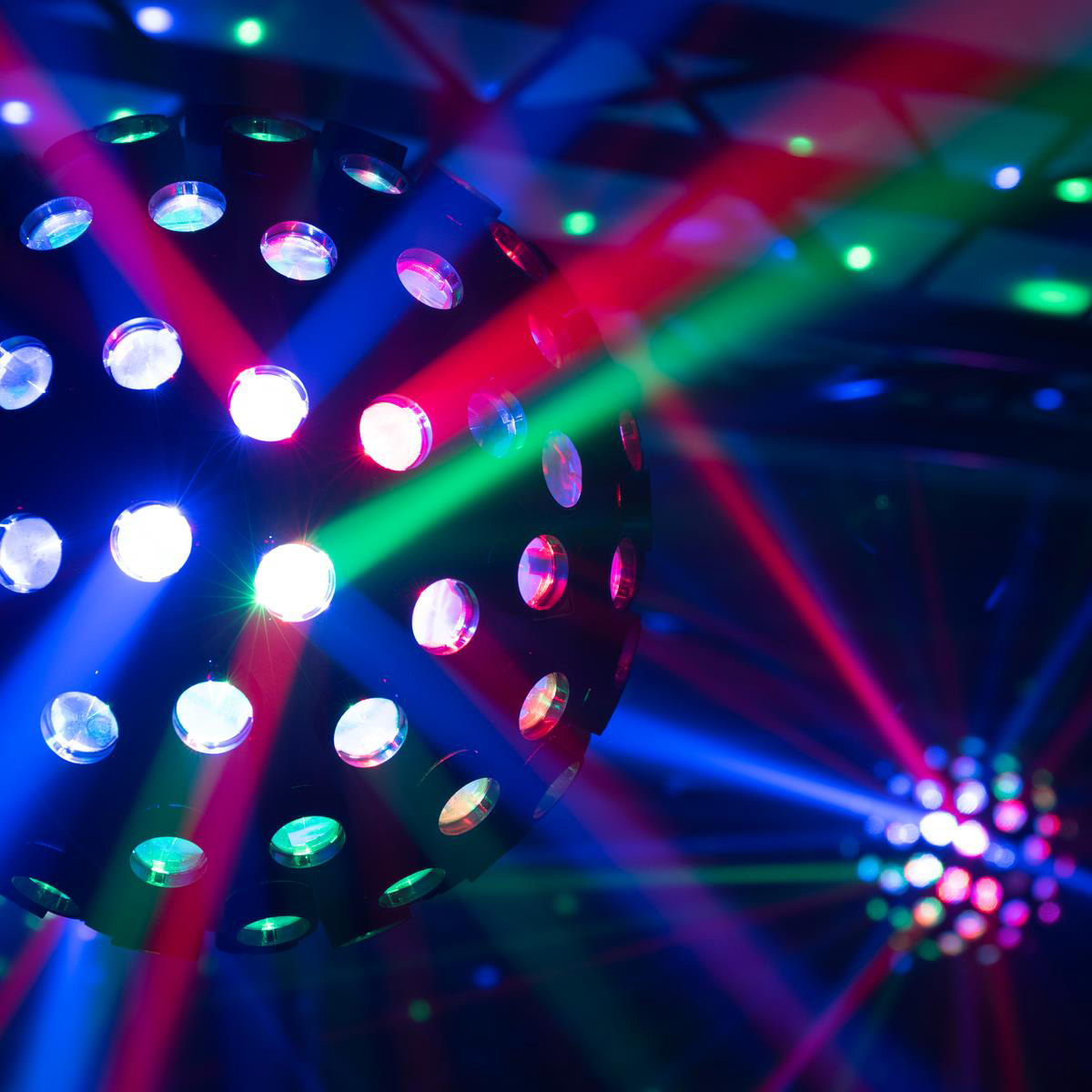 MULTI BALL Lichteffekt - LED + Lasereffet in einem - extrem raumfüllend