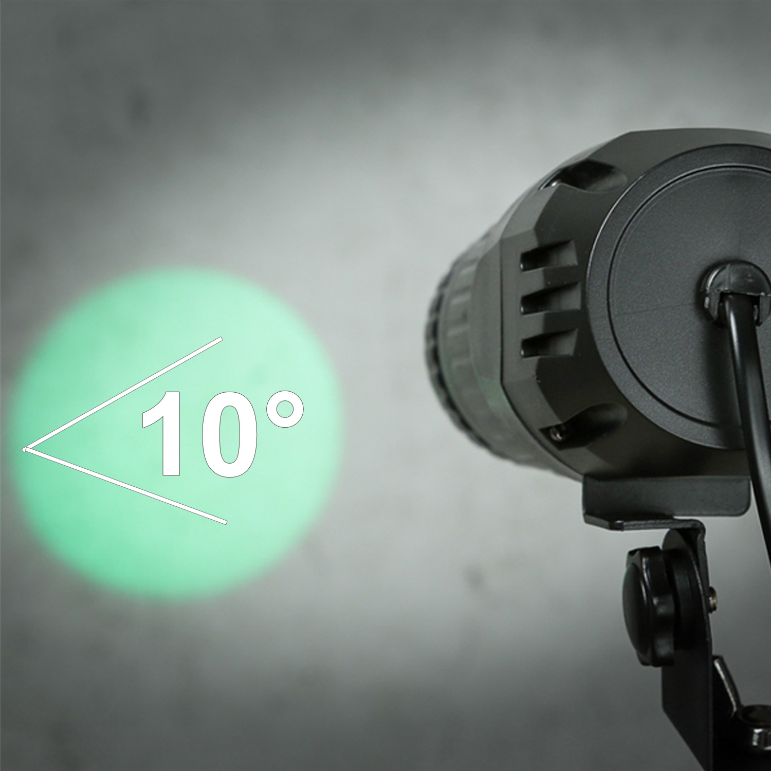 Spiegelkugel Komplettset 30cm mit Motor, 9W LED Pinspot (RGB) und Montagematerial PROFI