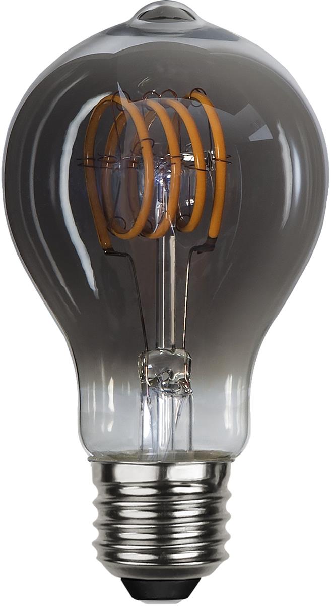 Leuchtmittel | LED | Filament | SPIRAL | E27 | Dimmbar | Tropfen | D: 60mm | Smoked Glas