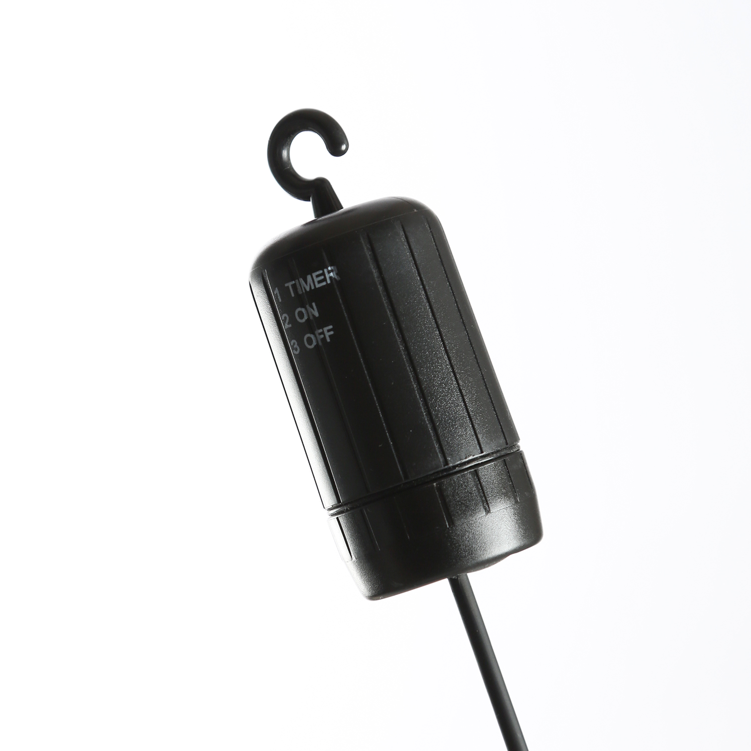 LED Hängeleuchte - Lampenschirm aus Kunststoffseil - D: 24,5cm - Batterie - Timer - outdoor