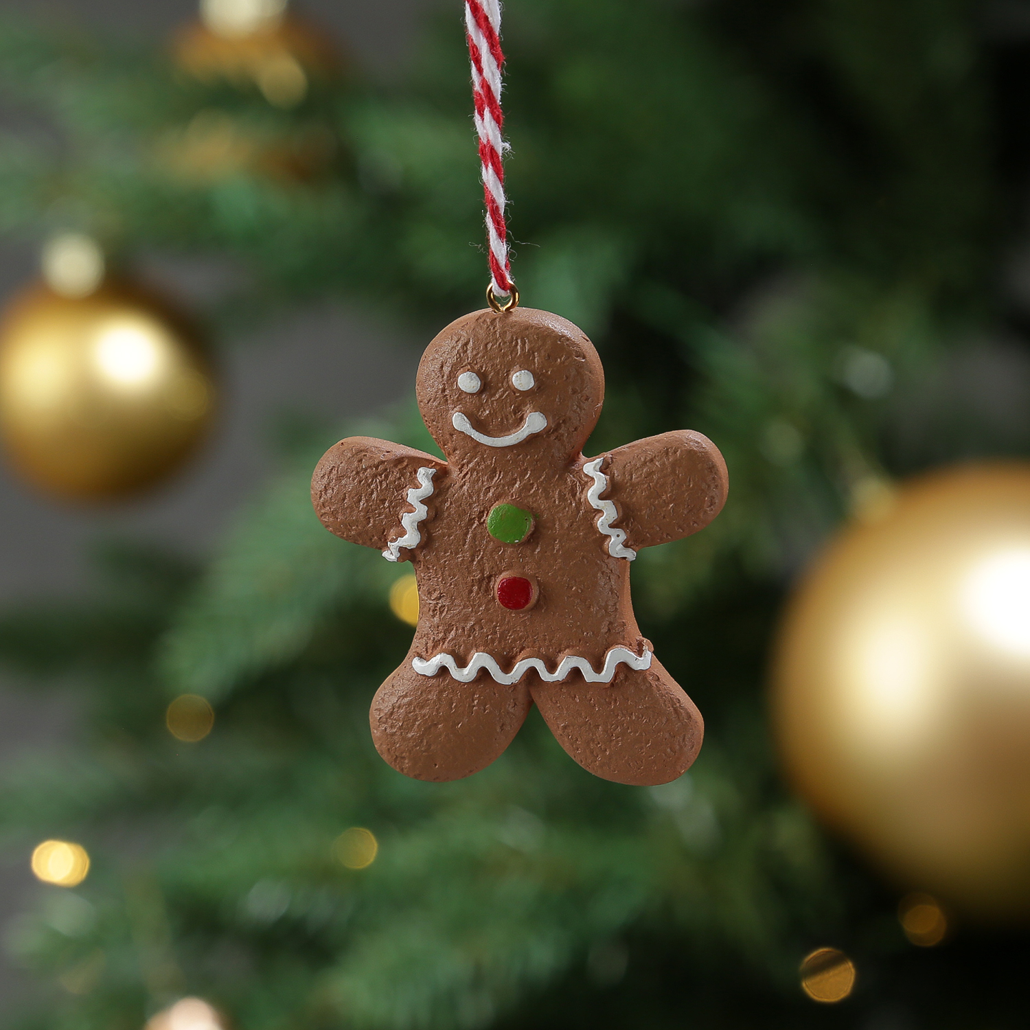 Christbaumschmuck Weihnachtsbaeckerei - 12 verschiedene Baumhaenger - Polyresin - 12er Set