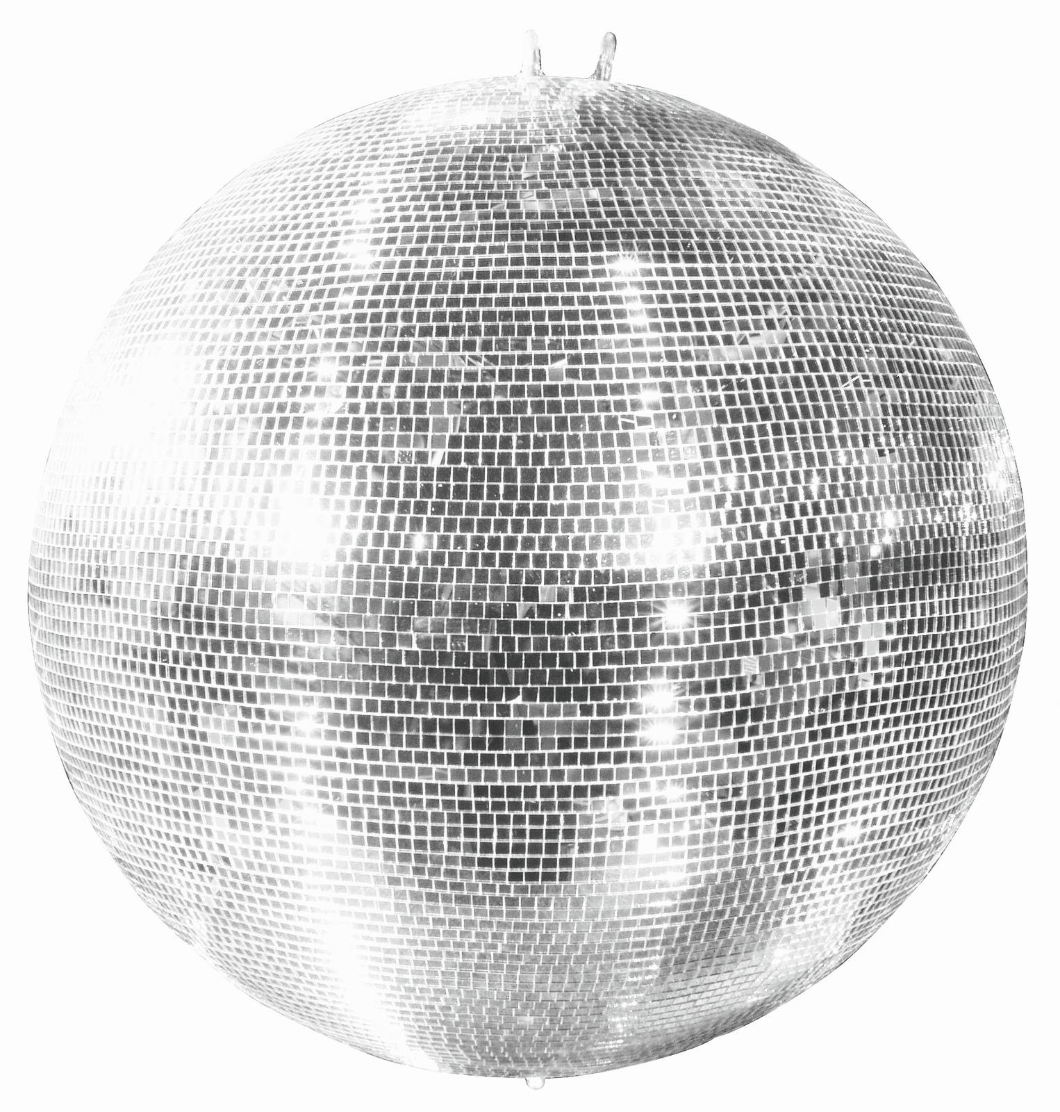 Spiegelkugel 150cm silber chrom- Diskokugel (Discokugel) Party Lichteffekt - Echtglas - mirrorball safety silver chrome color
