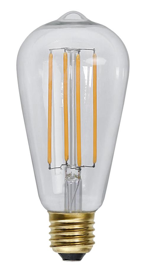 LED Leuchtmittel GLOW - ST64 - E27 - 3,6W - warmweiss 2100K - 320lm -  dimmbar