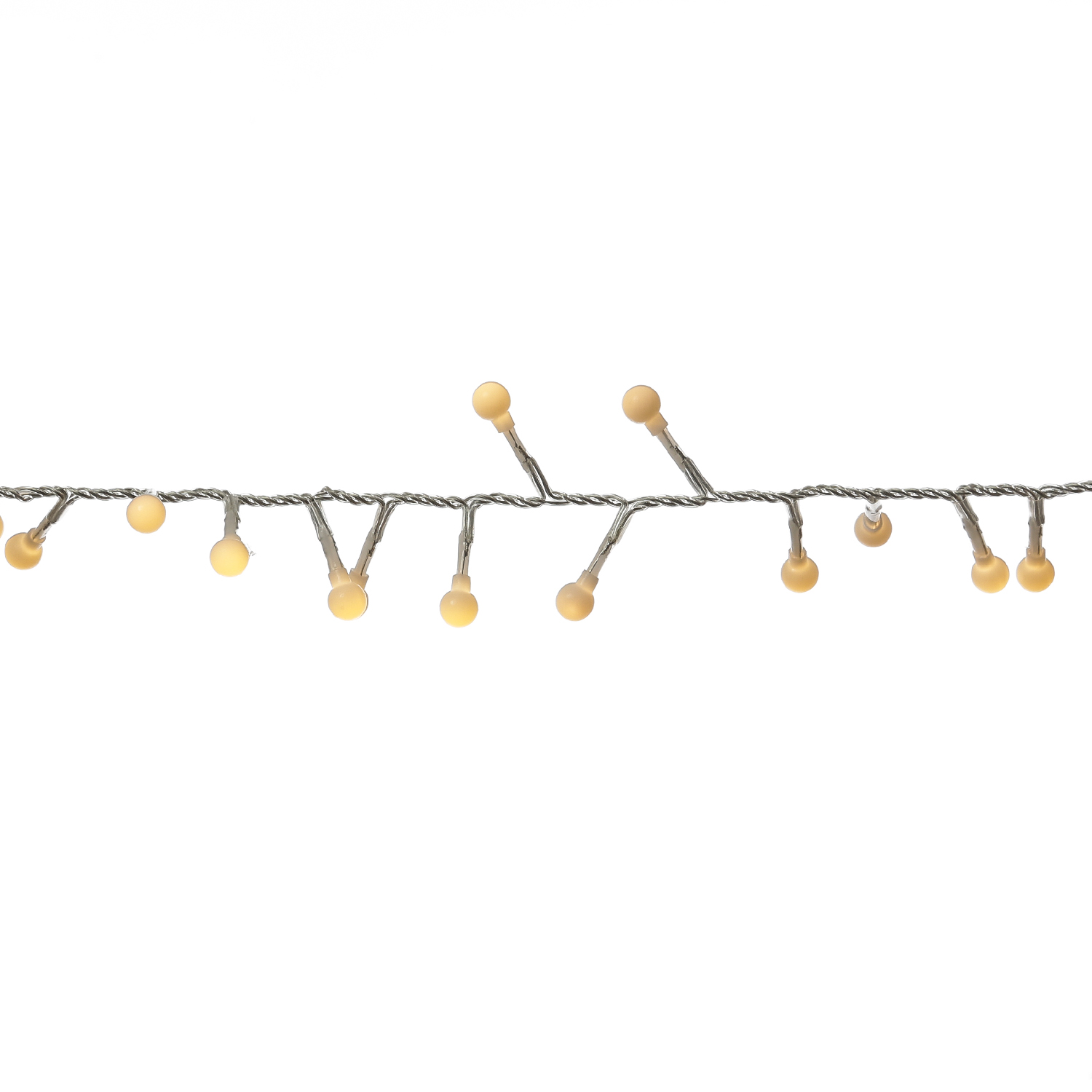 LED Lichterkette BERRY TWINKLE - 500 weiße Mini Kugeln - 8 Funktionen - Timer - L: 11m