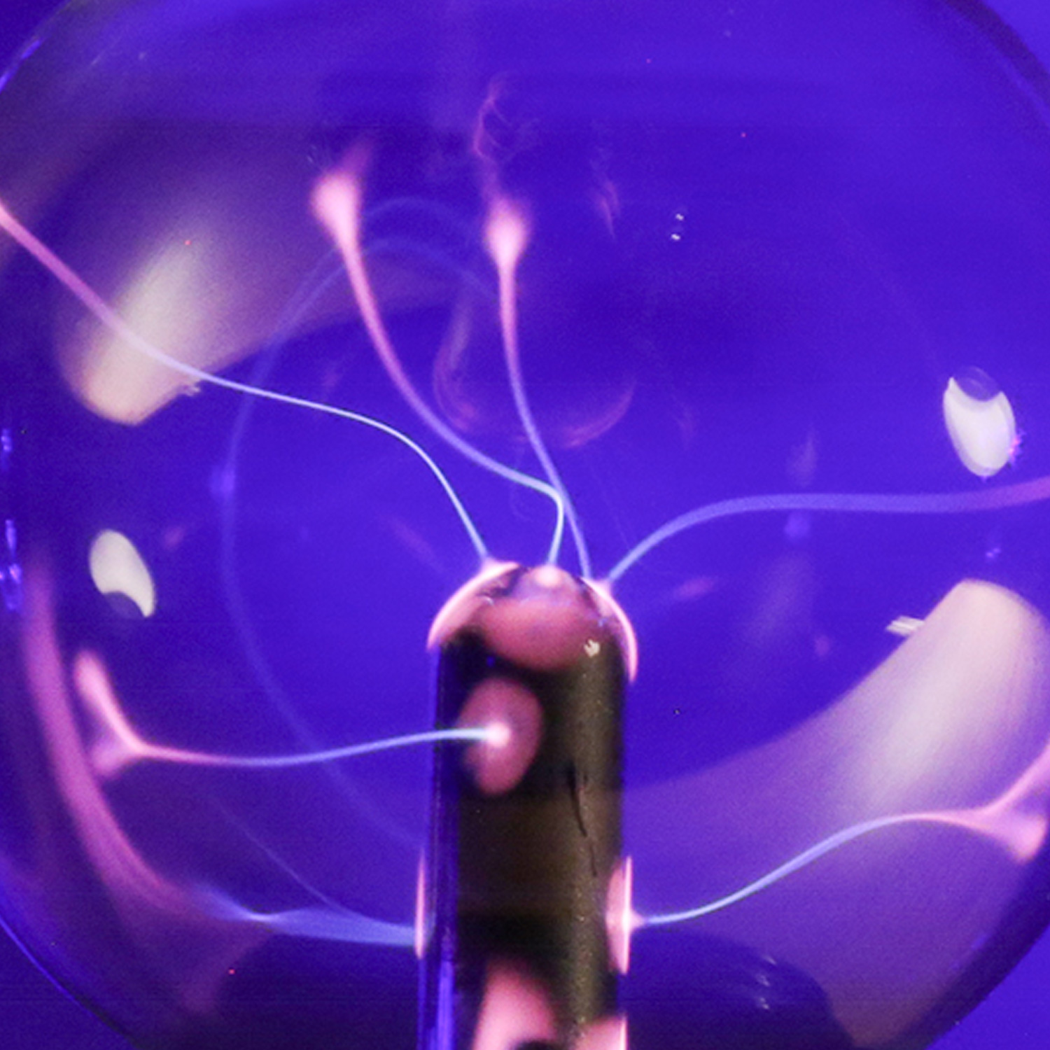 Mini Plasma Kugel - Party Plasmaball - H 14cm - USB-/Batteriebetrieb