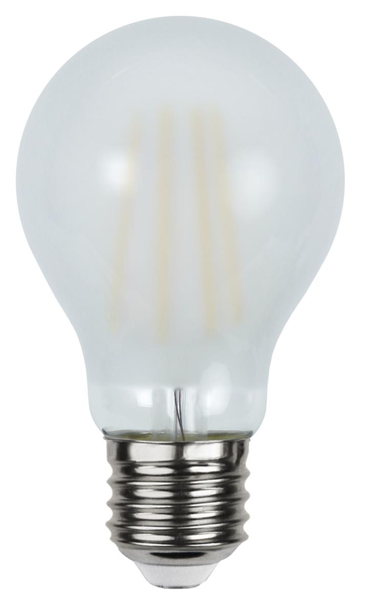 LED Tropfenlampe FILA A60 - E27 - 4,8W - WW 2700K - 540lm - gefrostet