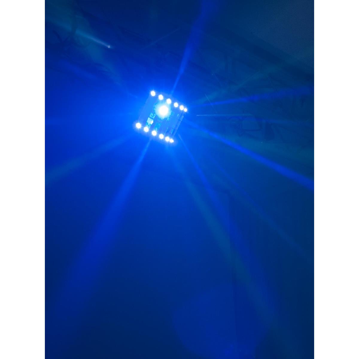 LED Mini Hybrid Strahleneffekt D-20 - Derby Effekt mit Stroboskop - DMX