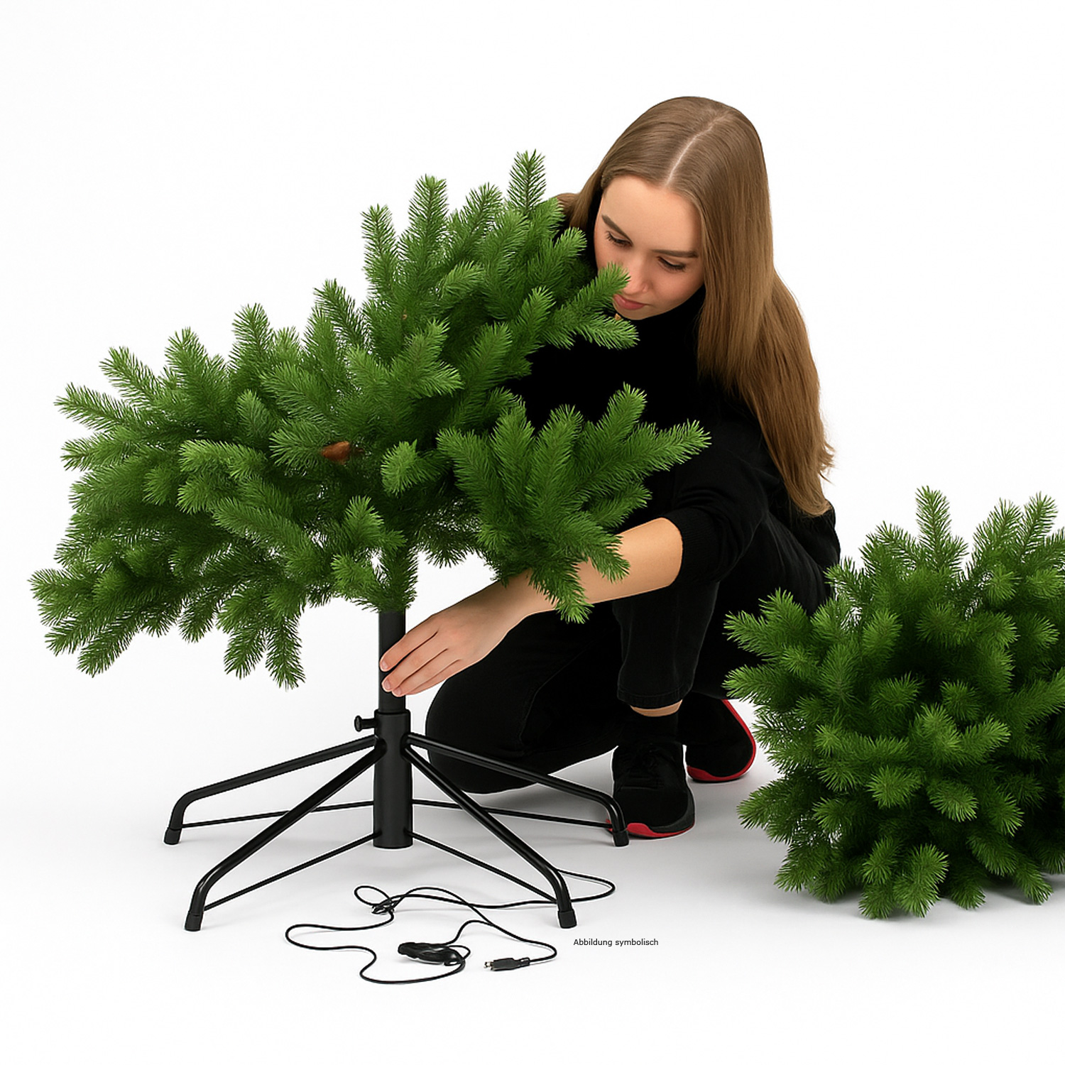 Weihnachtsbaum LARS beleuchtet mit 700 LED - 210cm - In/outdoor