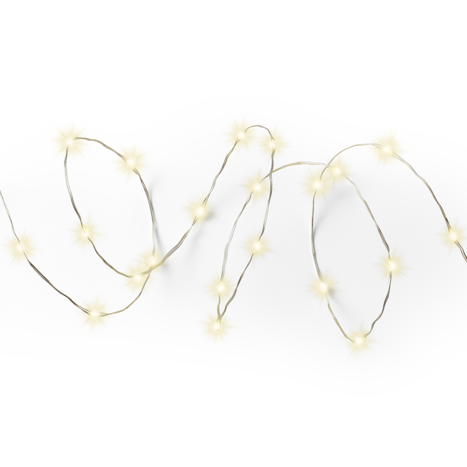 LED Solar Drahtlichterkette - 100 warmweiße LED - Blinkfunktion - L:9,9m - Dämmerungssensor - silber