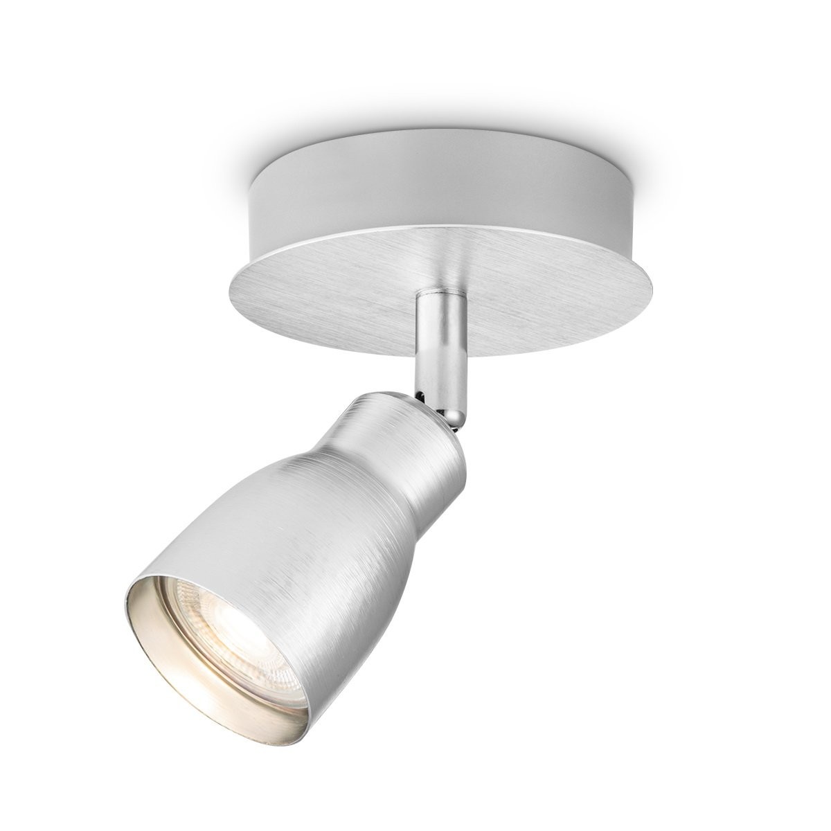 Deckenspot / Einzelstrahler ALBA aluminium - inkl. GU10 LED Leuchtmittel