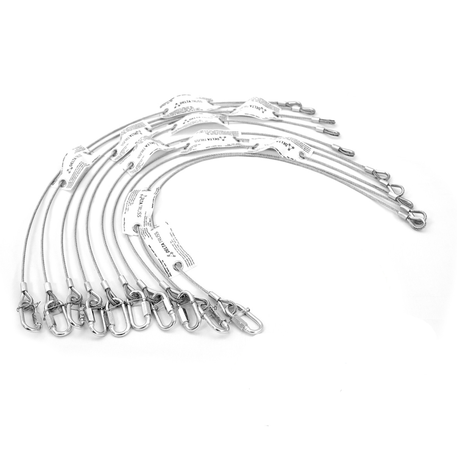 Sicherheitsfangseil 1000x6mm - 6er Set - Safety nach BGV-C1 bis 36kg