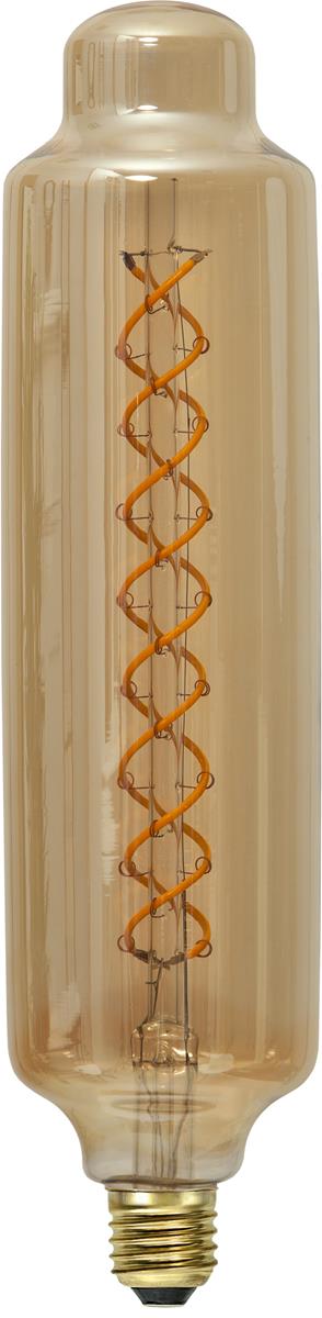 LED DEKO Leuchtmittel VINTAGE SPIRAL AMBER 310mm - E27 - 4,7W - WW 2000K - 190lm - dimmbar