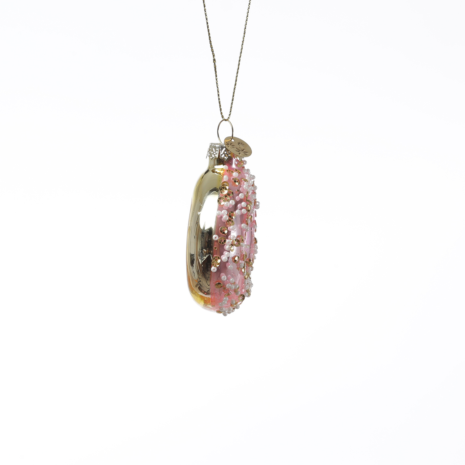 Weihnachtsbaumschmuck Donut/Erdbeere/Schokolade - Glas - Christbaumschmuck - 3er Set