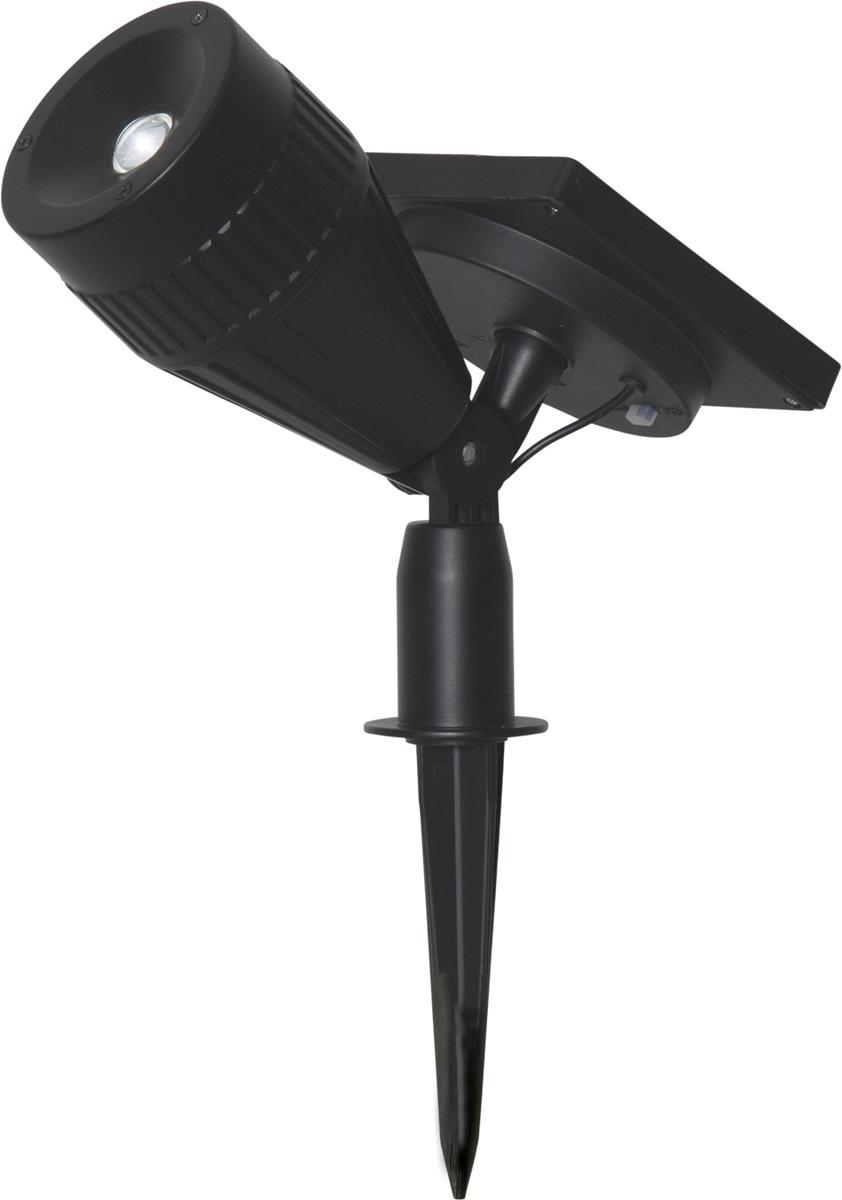 LED Solar Gartenspot - warmweiss - Gartenspieß - Solarpanel - Dämmerungssensor - H: 15cm - 60lm