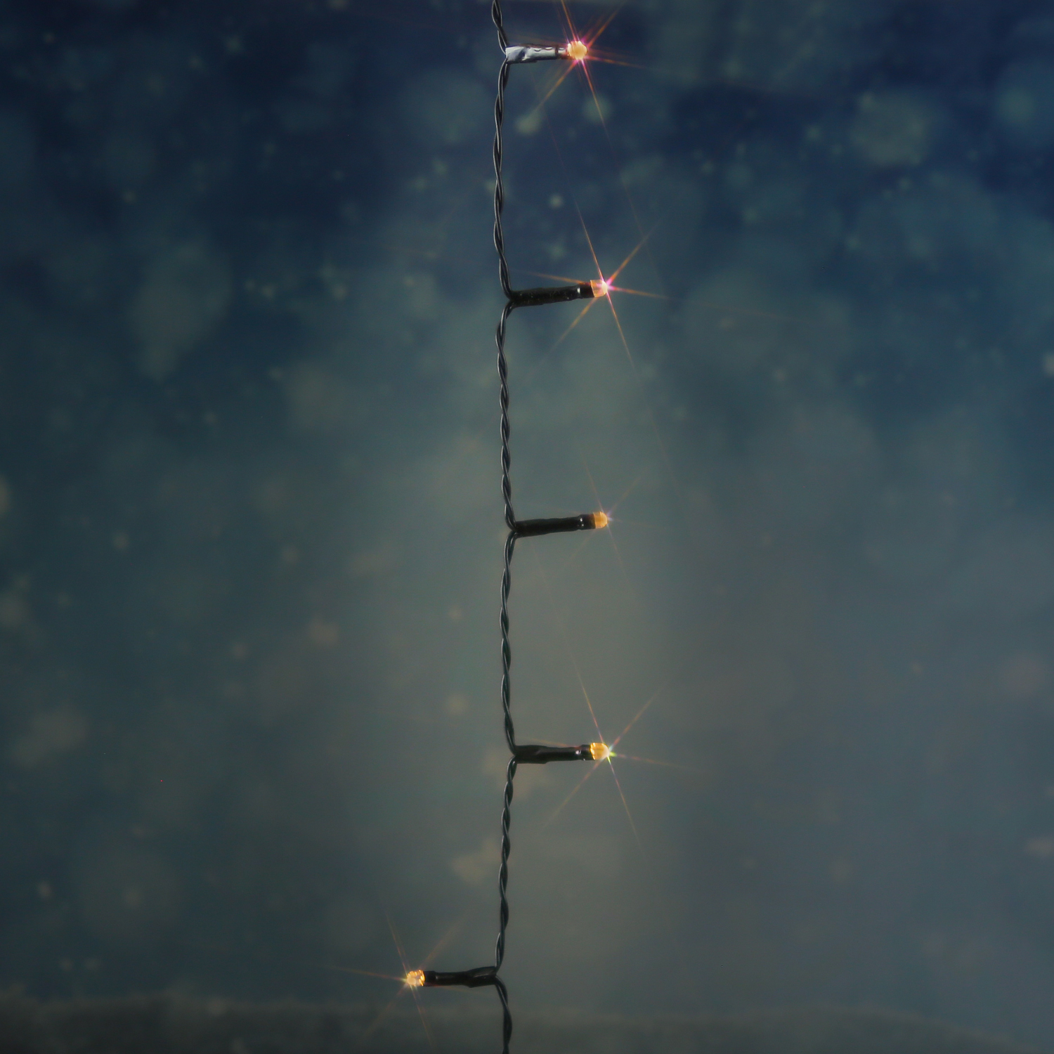 LED Lichterkette - Weihnachtslichterkette - 3000 bernstein LED - L: 60m - Dimmer - Timer - für Außen