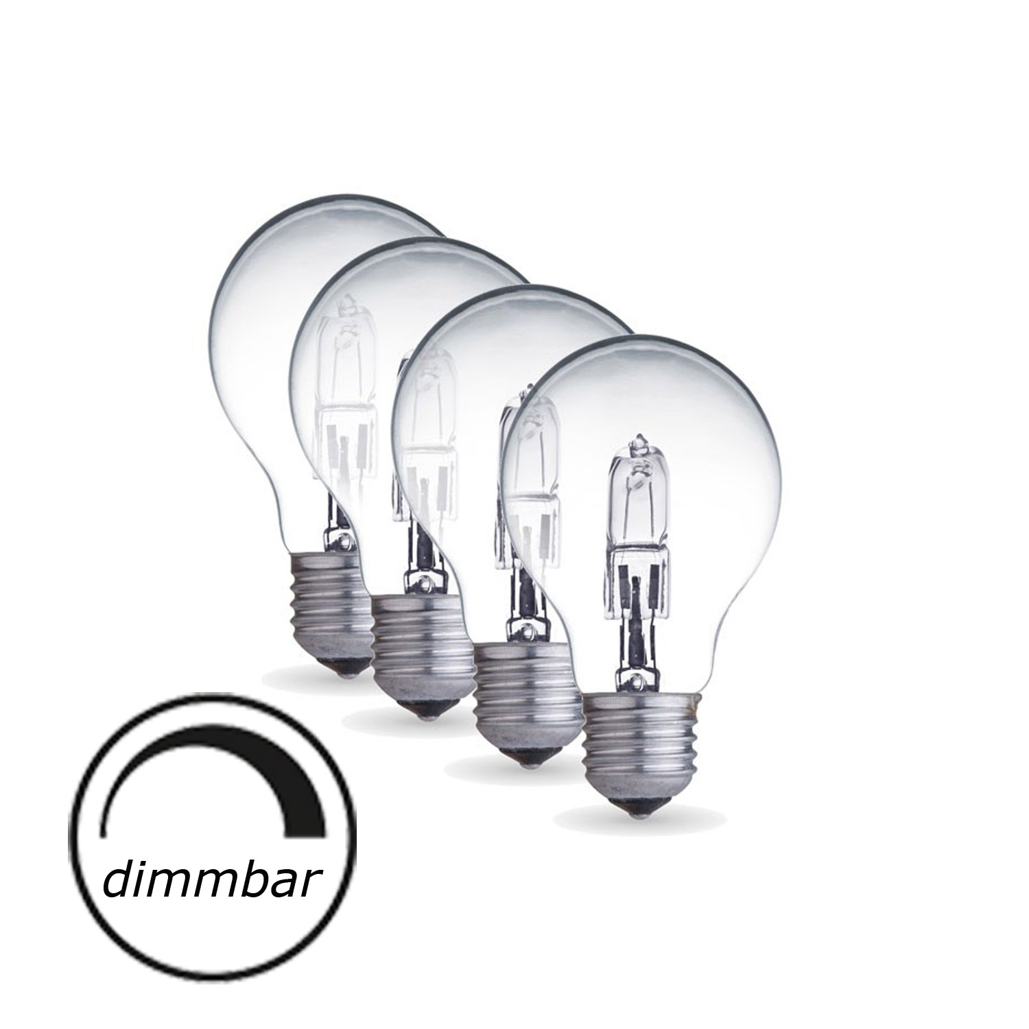 Illu-/Partylichterkette 20m - Außenlichterkette weiß - Made in Germany- 40 dimmbare Halogenlampen