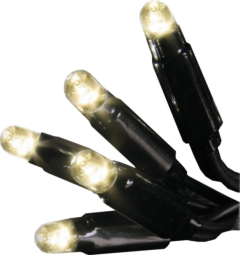System 24 - LED Lichterkette 5m - koppelbar - Erweiterung - 49 warmweiße LED - exkl. Trafo