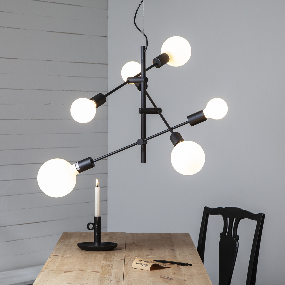 LED DEKO Leuchtmittel G95 - OPAL - soft-touch - E27 - D: 95mm - 5W - 2600K - 400lm - dimmbar