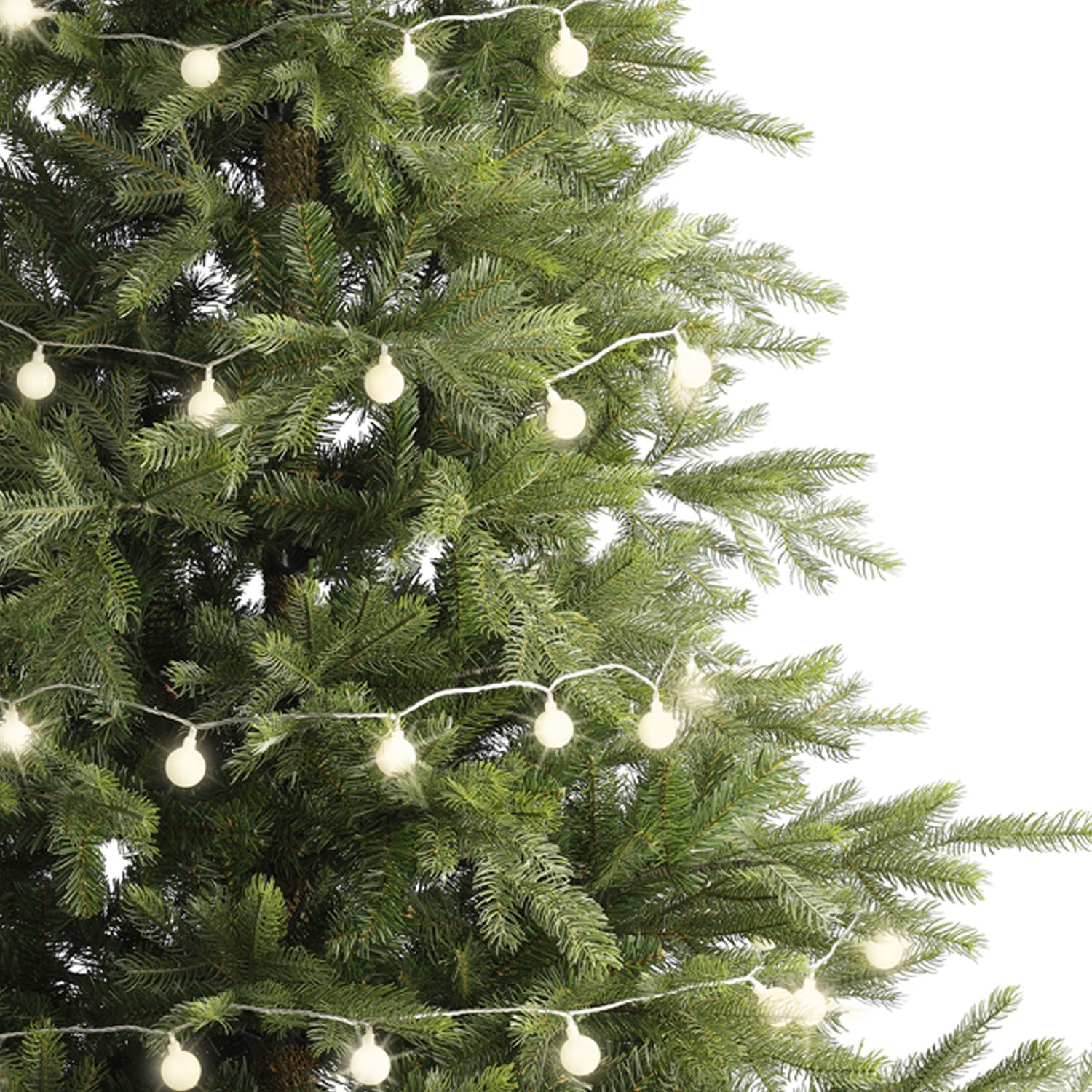 Weihnachtsbaum Lichterkette innen