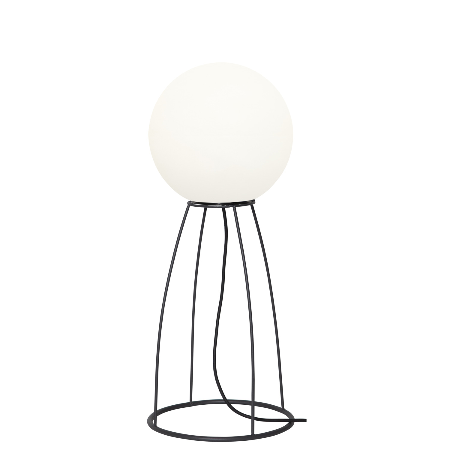 Beistelllampe/Gartenlampe "SIT" - outdoor IP65 - E27 Sockel - H: 70cm D: 29cm - max 23W - weiß