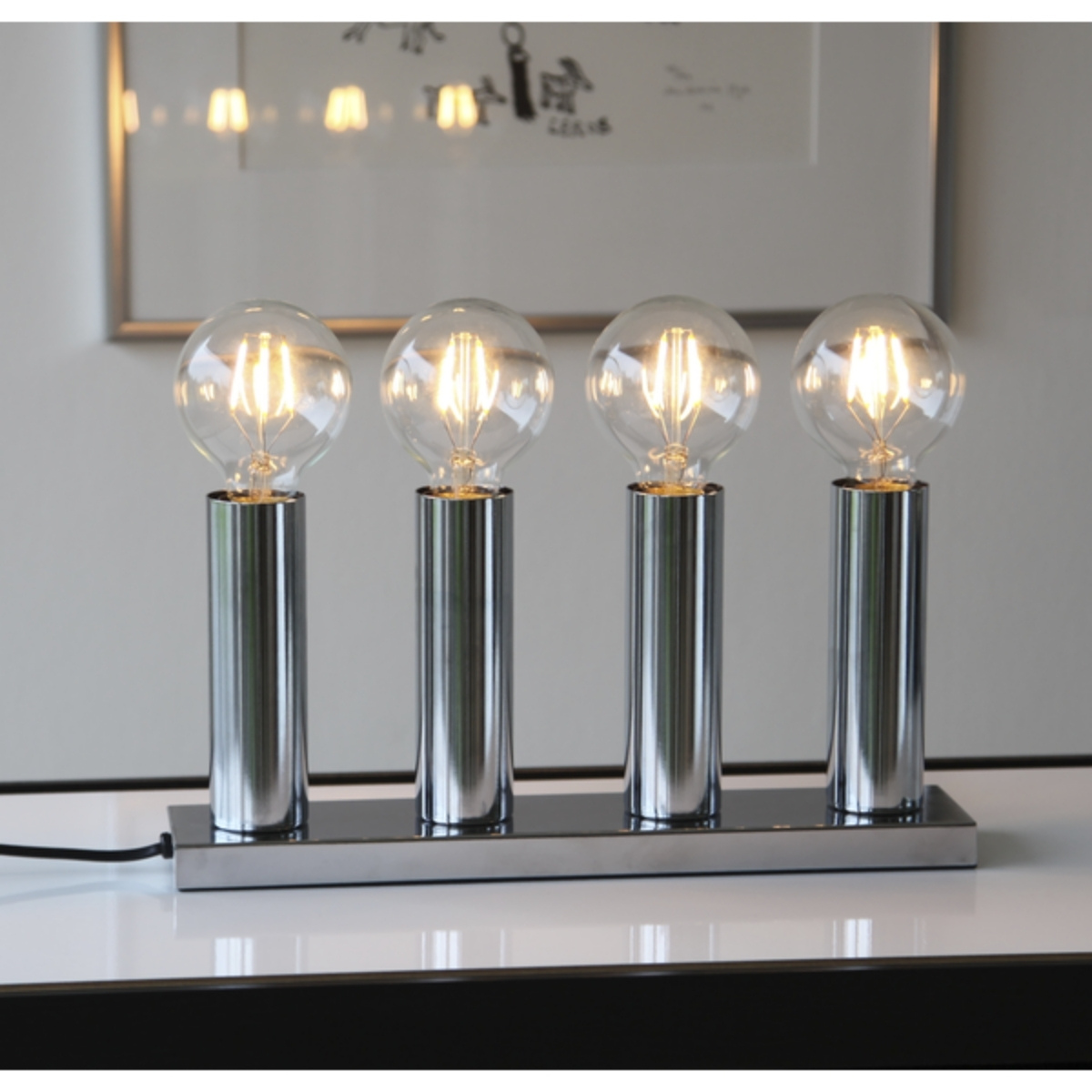 LED GLOBE FILA GLOW G80 - E27 - 1,3W - warmweiss 2100K - 140lm - klar - dimmbar