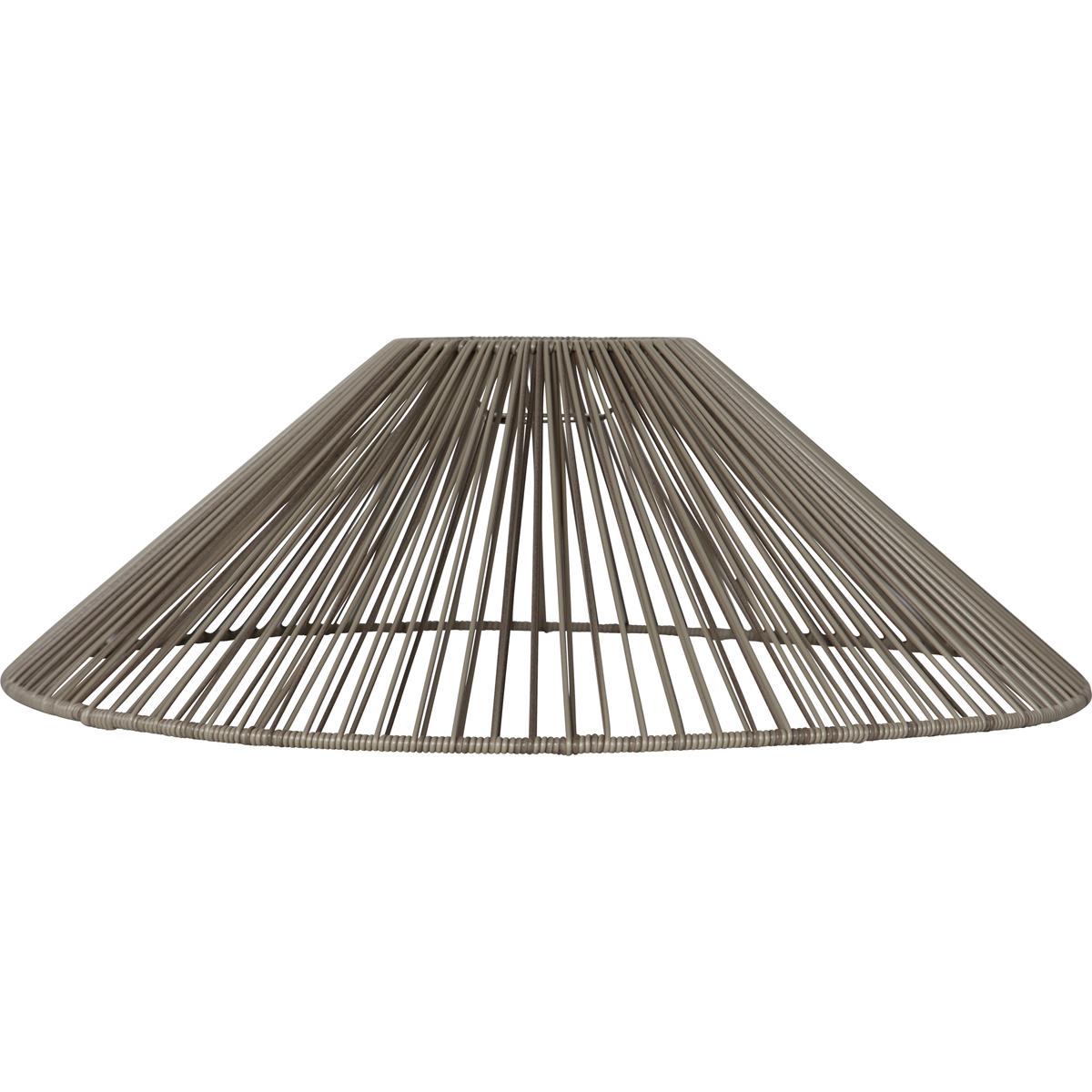 Lampenschirm VIDE wetterfest - für E27 Fassungen - D: 58cm - H:18,5cm - beige