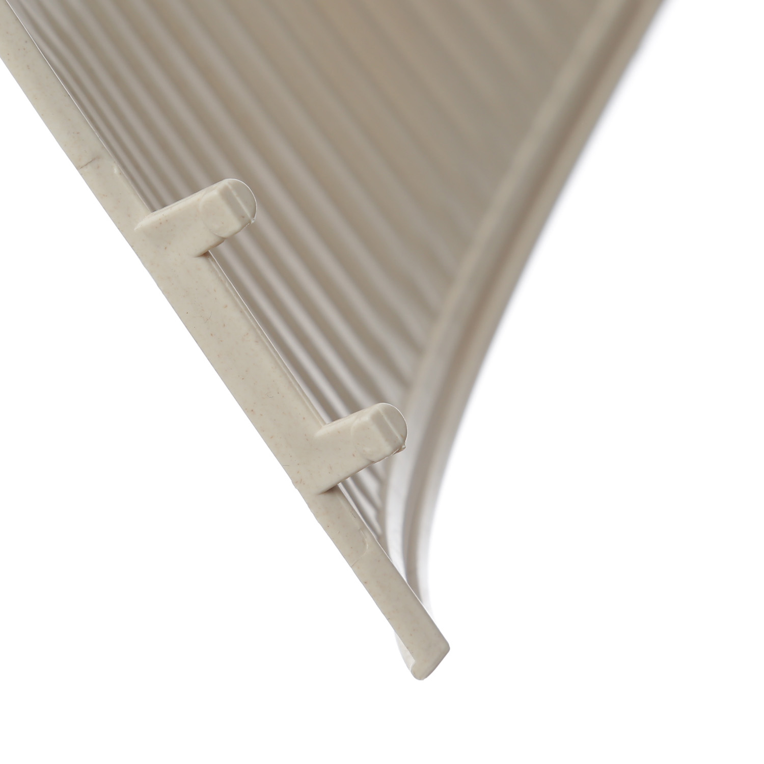 Weihnachtsbaumrock - Kunststoff Abdeckung für Baumständer - D: 72cm - 9-teilig - beige