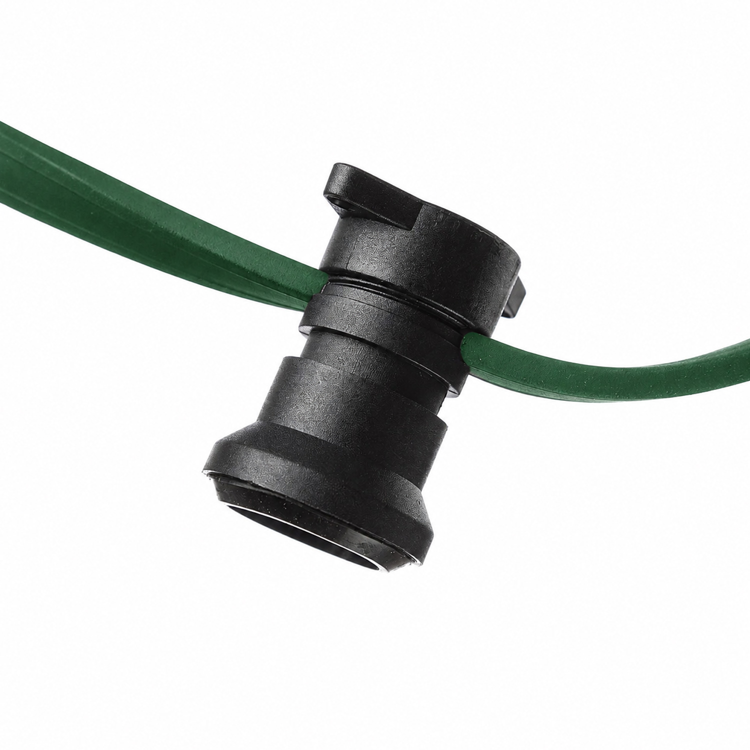 Illu-/Partylichterkette 5m - Außenlichterkette grün - 5 x E27 Schraubfassung