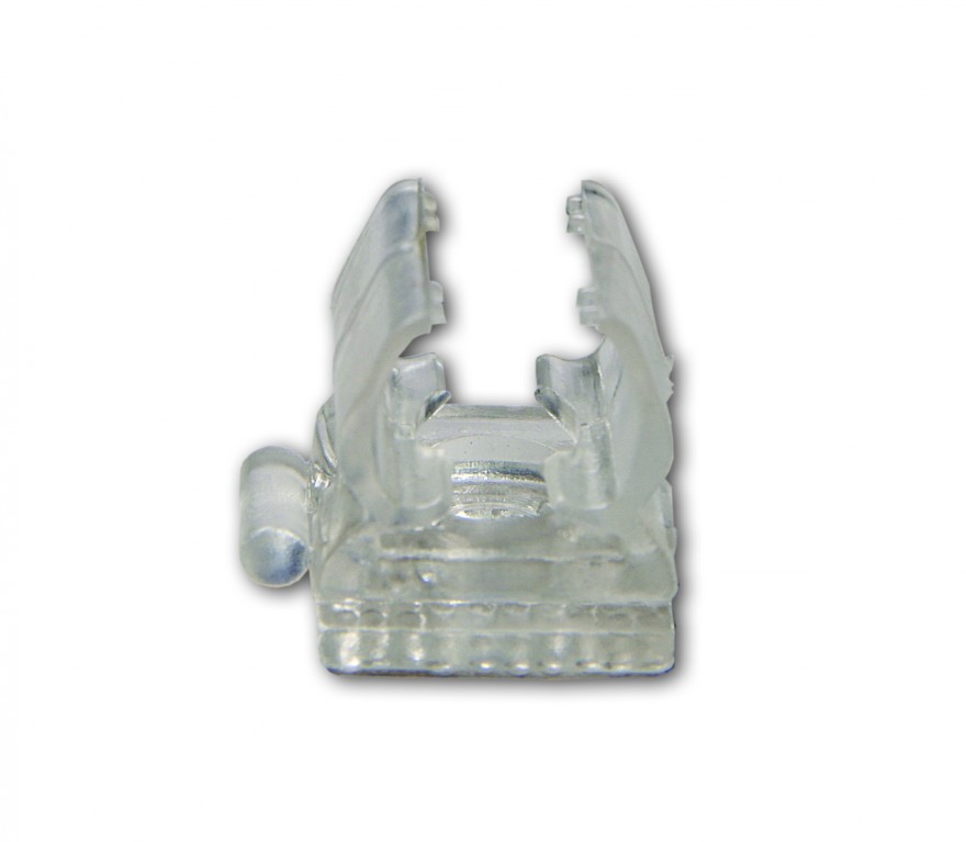 Clip für Lichtschläuche 10er Set - (12-13mm) - 2,5x2,5cm - Parallelverlegung