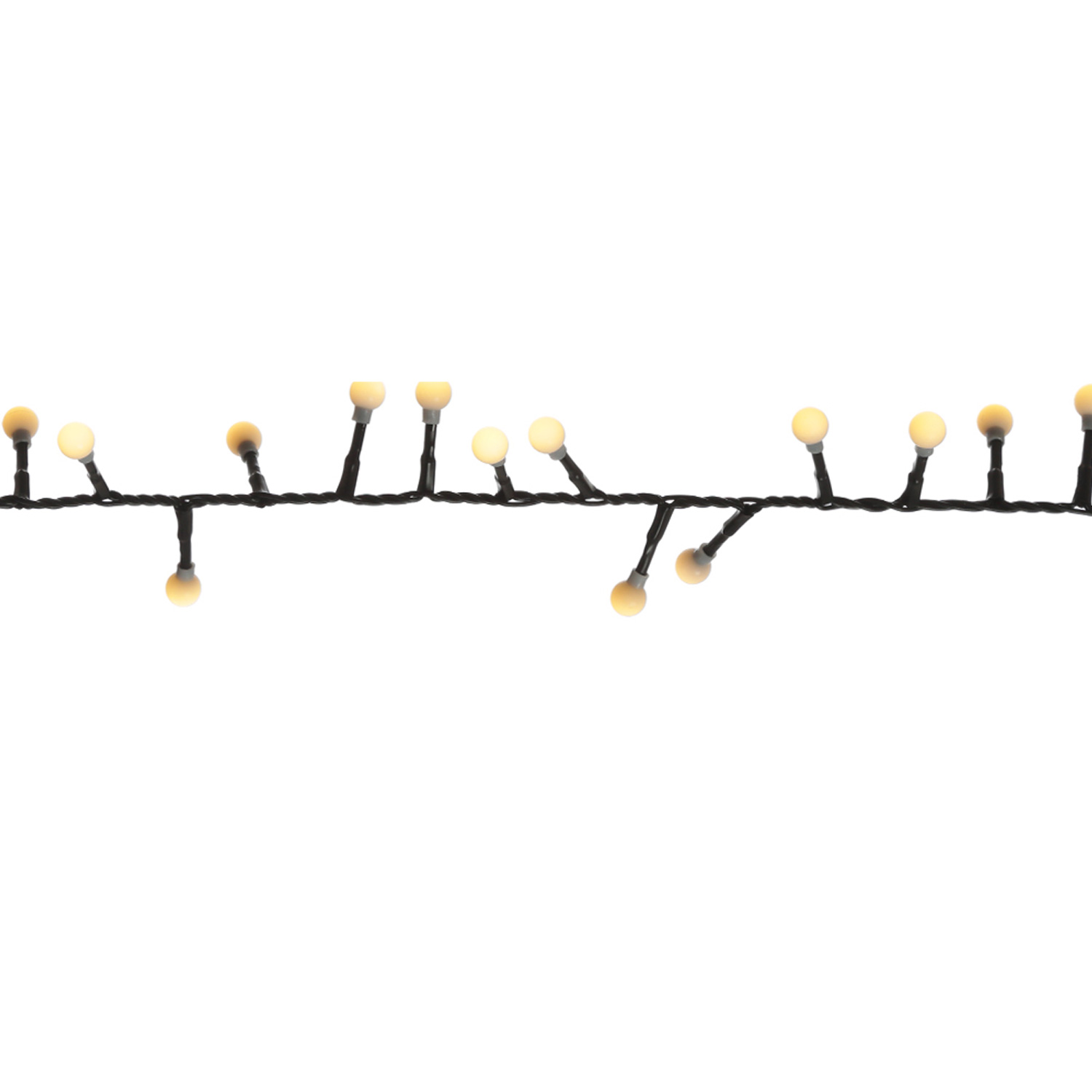 LED Lichterkette BERRY TWINKLE - 350 weiße Mini Kugeln - 8 Funktionen - Timer - L: 7,5m