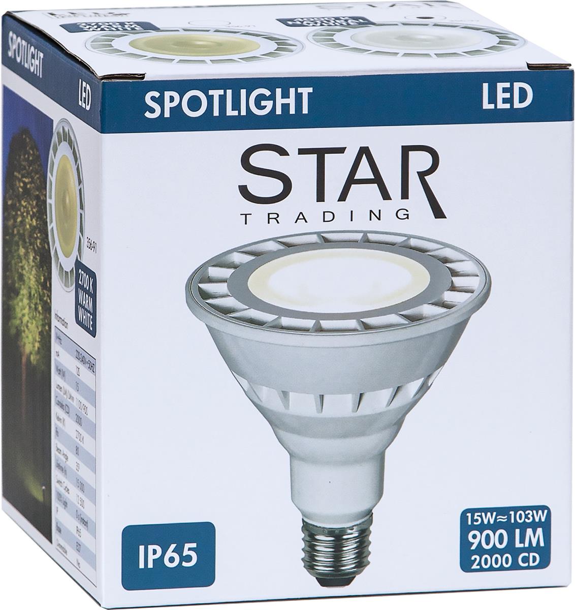 Garten-Spot-Leuchtmittel Neutralweiß | LED | Uplight | E27 | PAR38 | 15W | 35 Grad