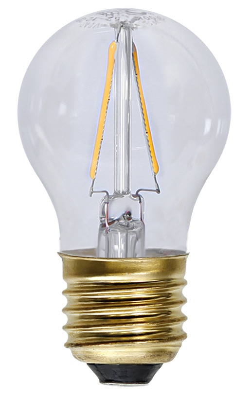 LED Leuchtmittel FILA GLOW - G45 - E27 - 1,5W - warmweiss 2100K - 120lm - klar