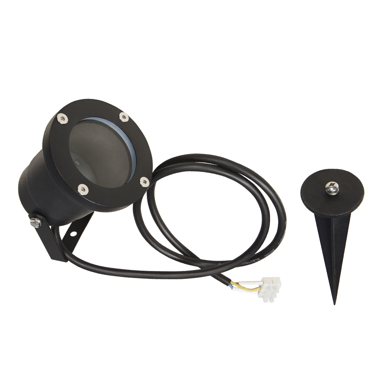 Gartenspot für GU10 Leuchtmittel - Erdspieß - max. 35W - IP44 - inkl. LED Leuchtmittel
