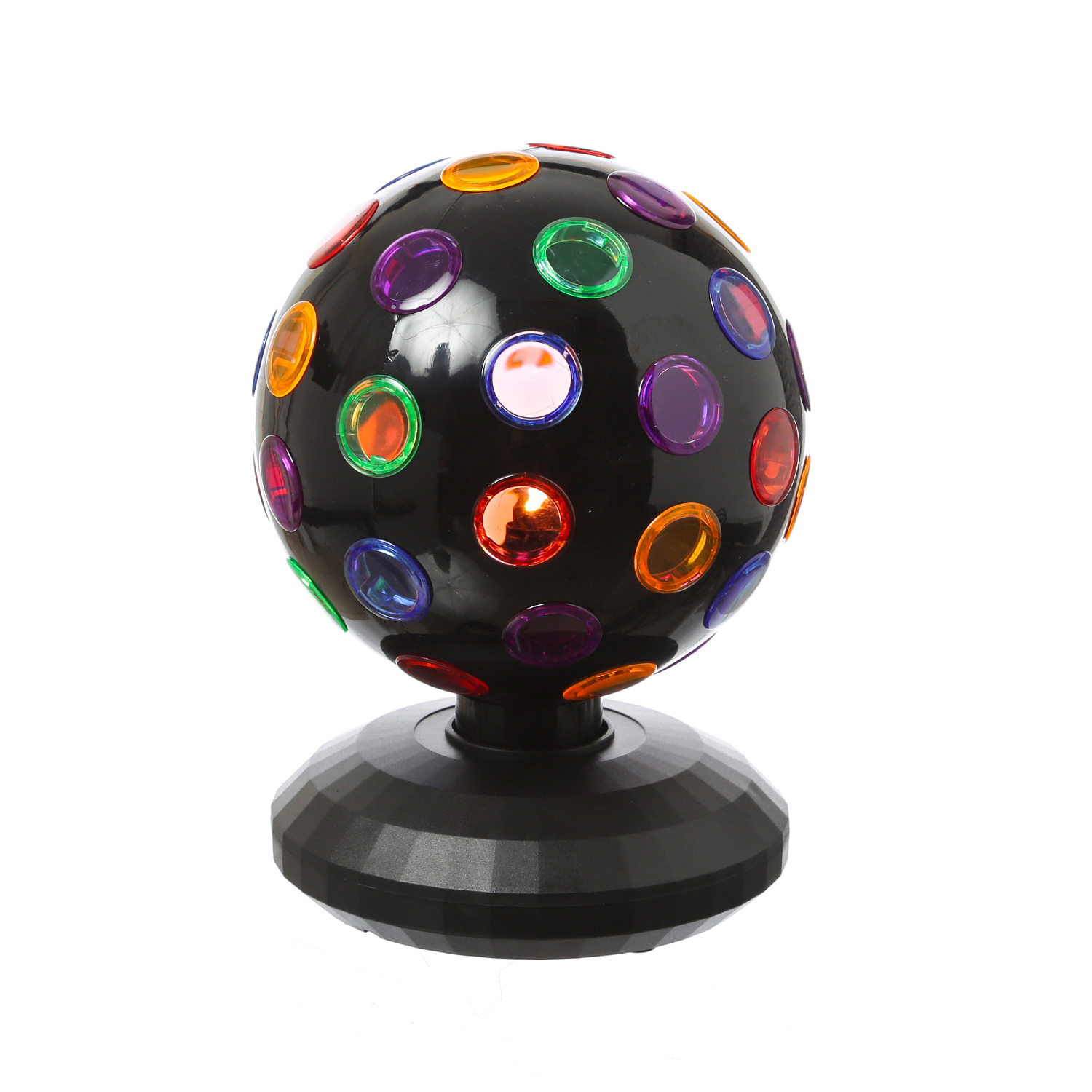 Disco Ball Lichteffekt - Partyeffekt - drehendes Discolicht - H 21cm - Batteriebetrieb/USB Kabel
