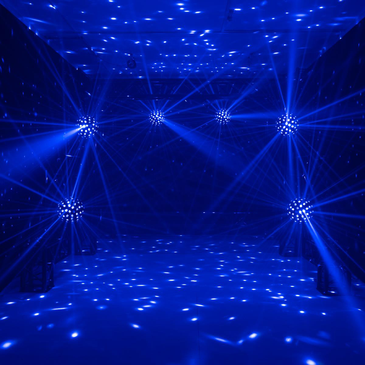 MULTI BALL Lichteffekt - LED + Lasereffet in einem - extrem raumfüllend